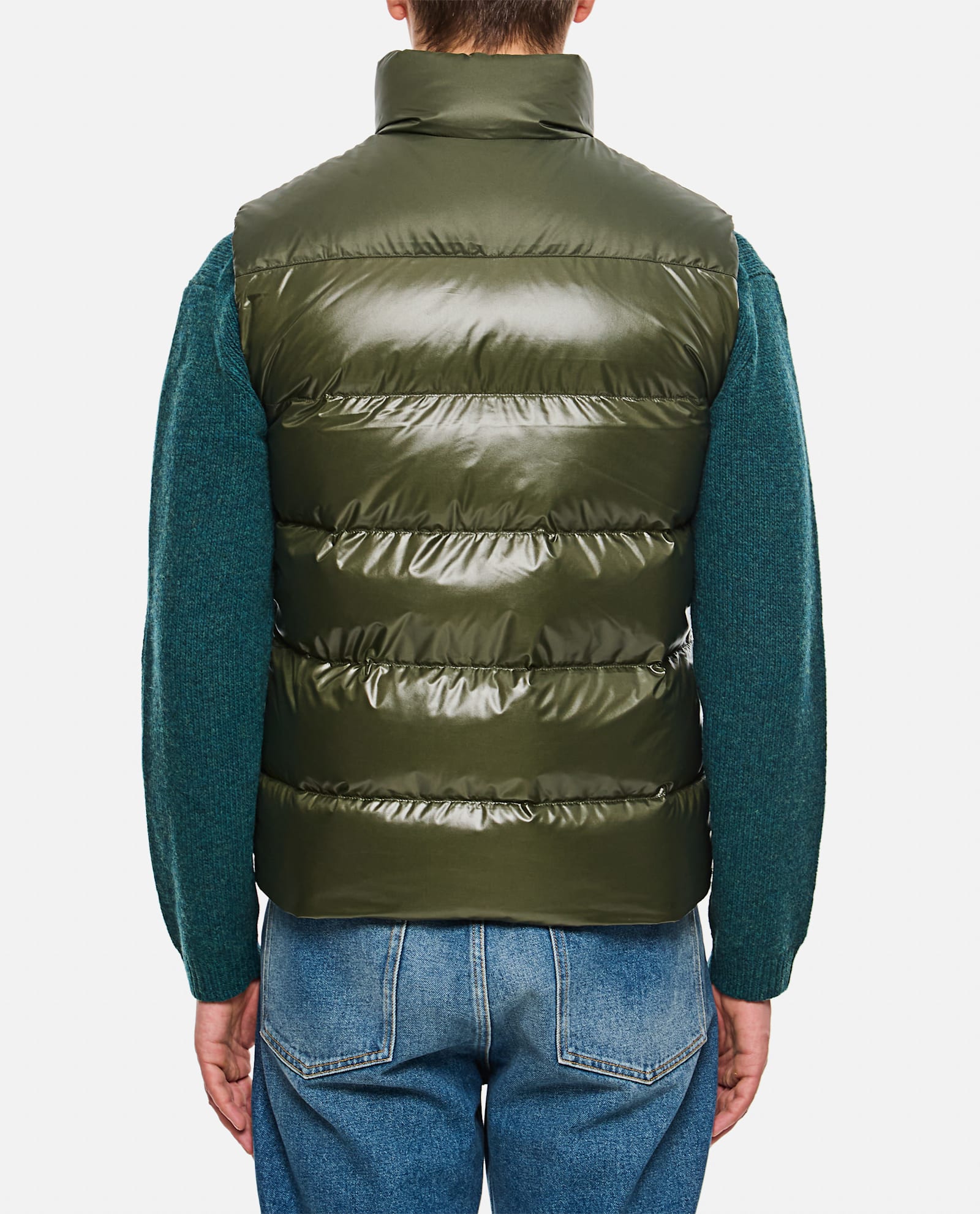 Shop Pyrenex John Shiny Vest In Green