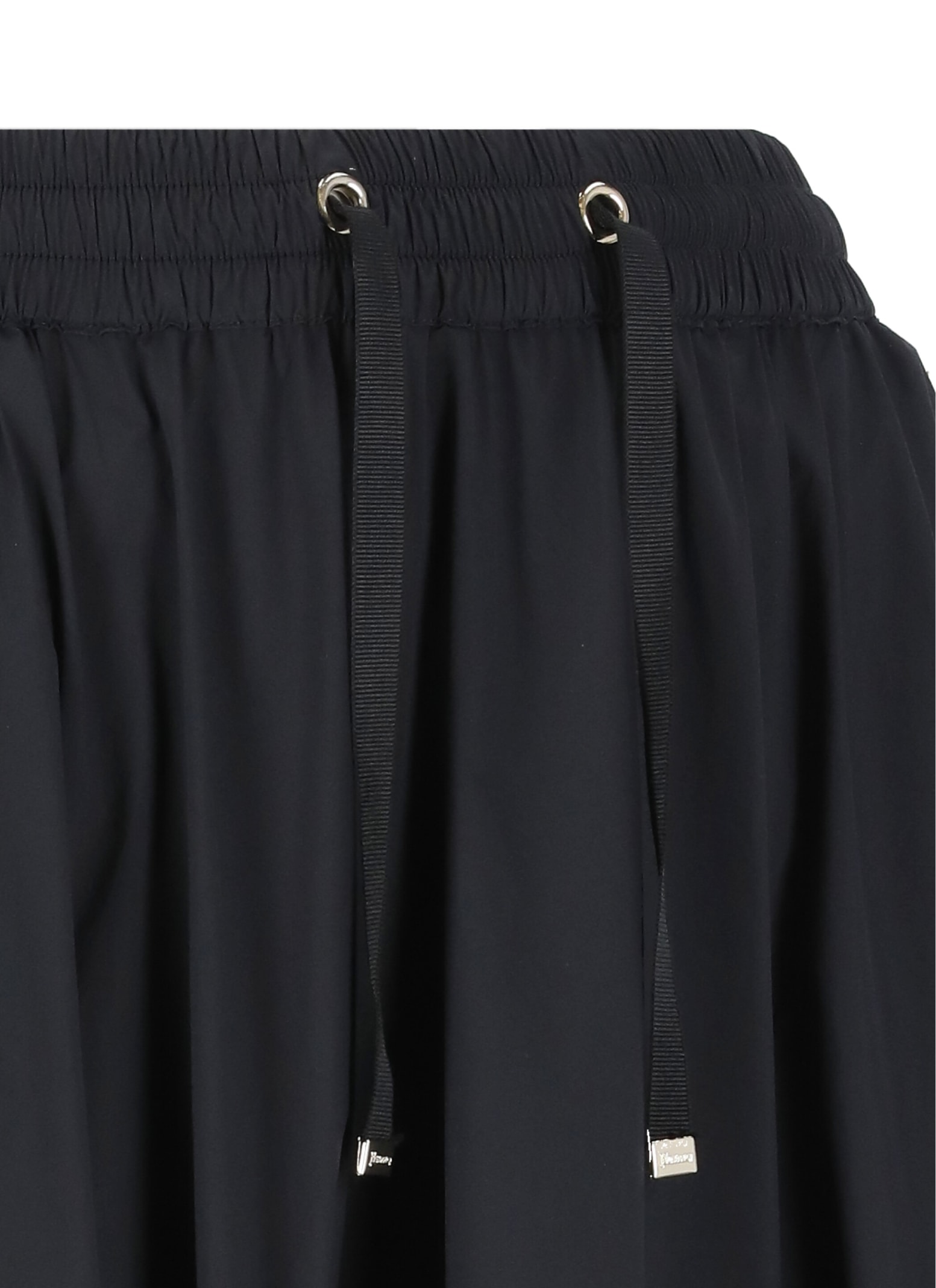 Shop Herno Poliammide Skirt In Black