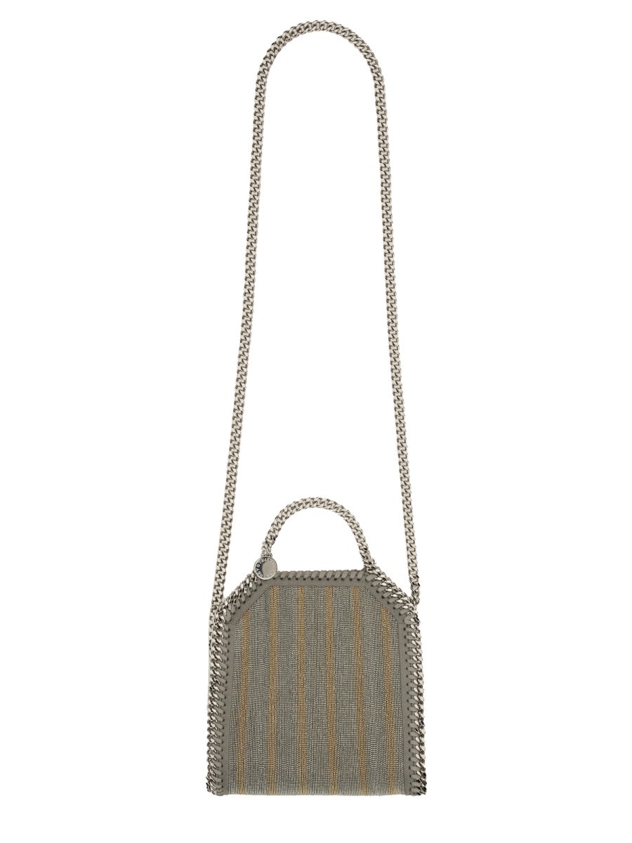 Stella Mccartney "falabella" Micro Tote Bag In Gray