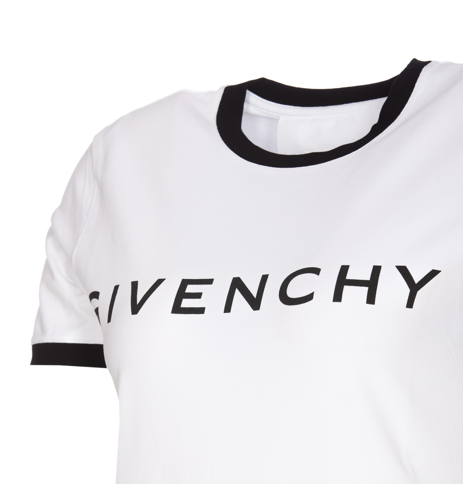 Shop Givenchy Logo T-shirt In White