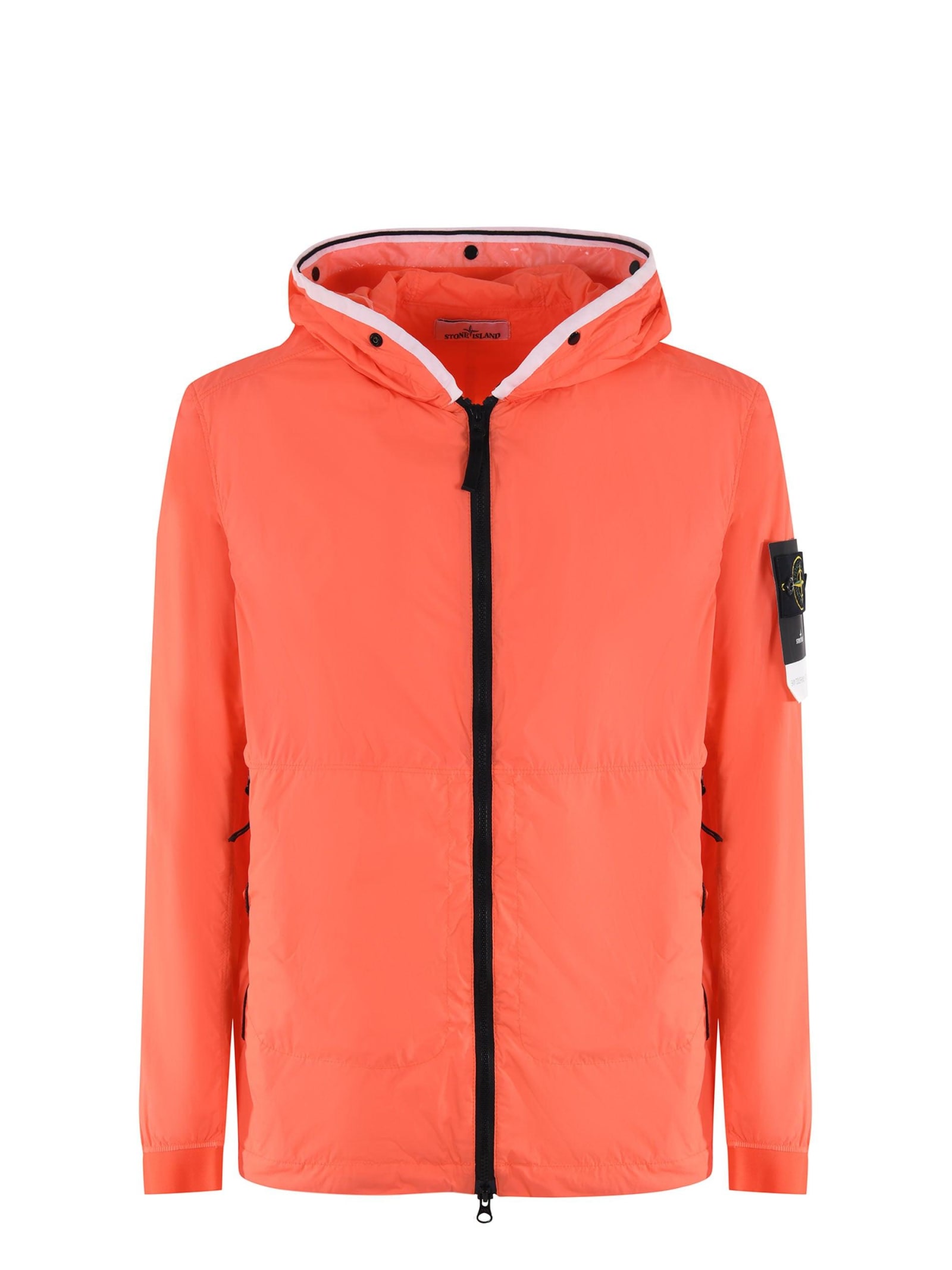 stone island orange gilet