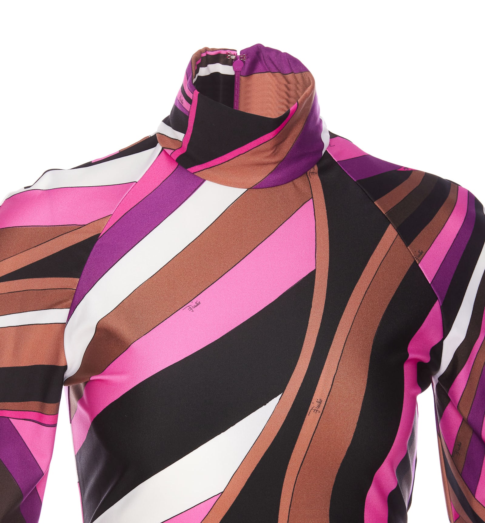 Shop Pucci Iride Print Top In Multicolour