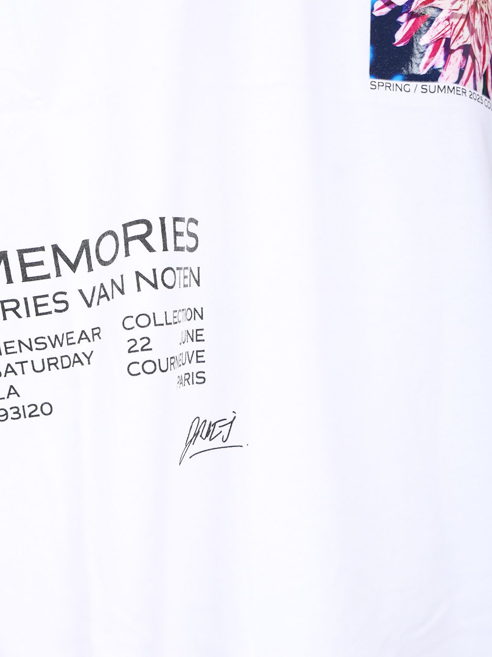 Dries Van Noten Spring T-shirt In White