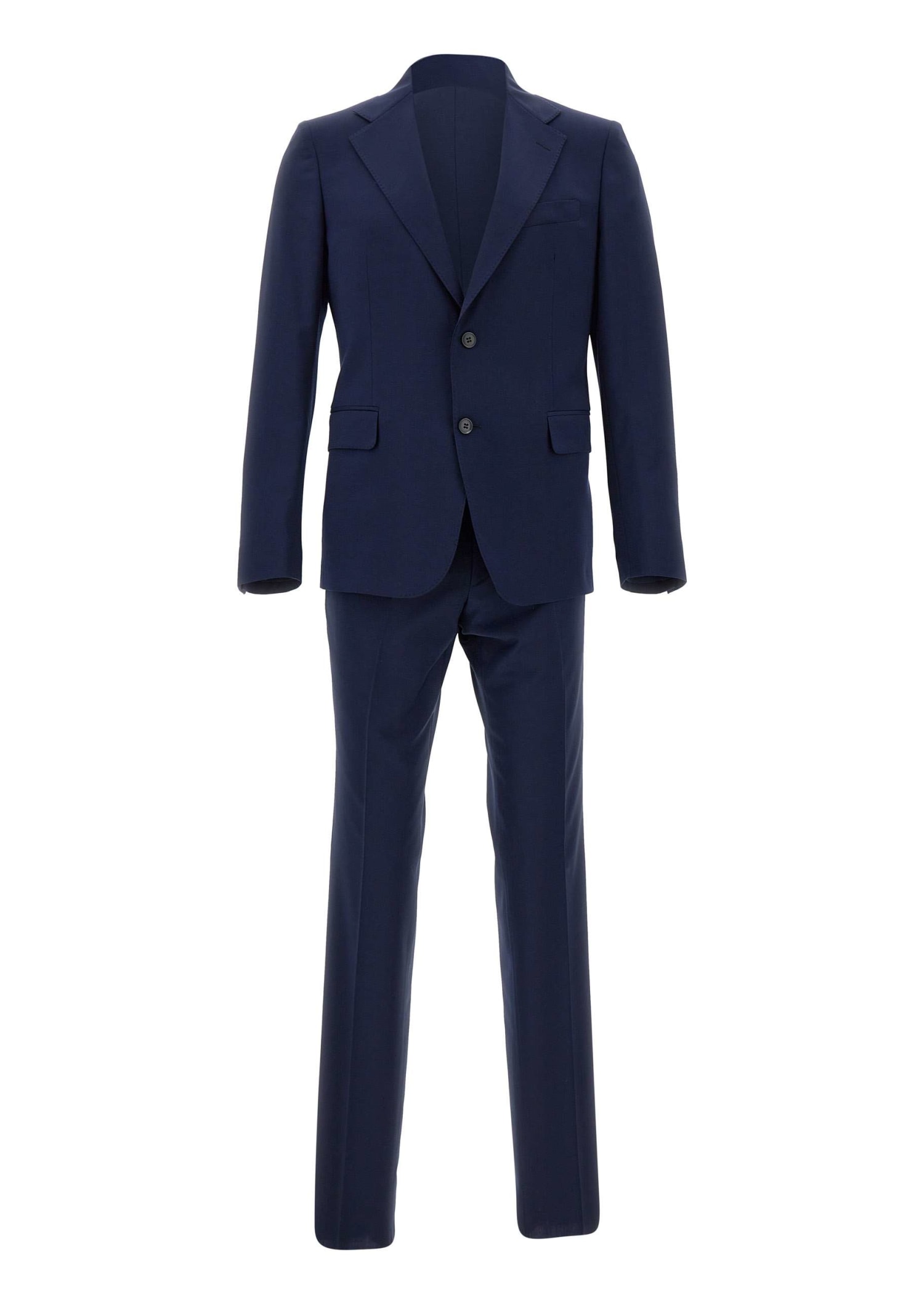Two-piece Wool Blend Suit
