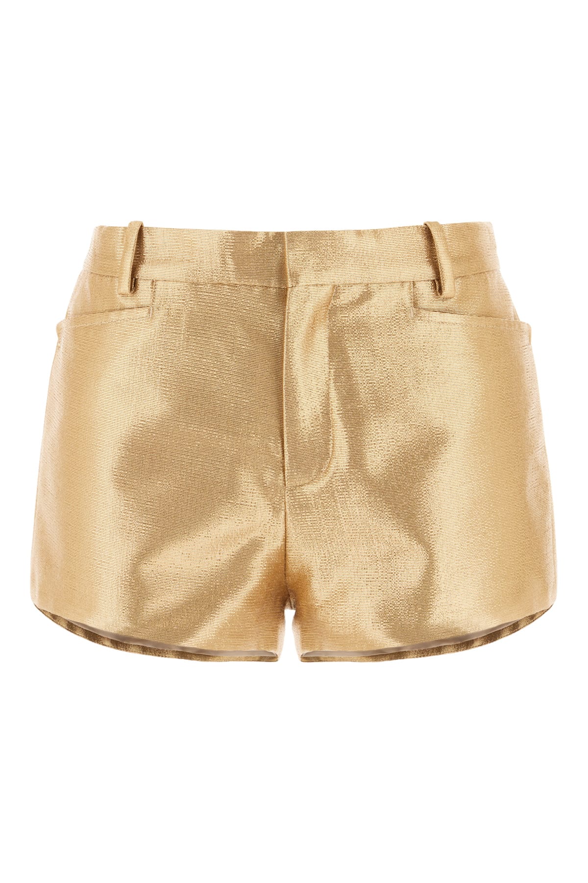 Tom Ford Gold Wool Blend Shorts