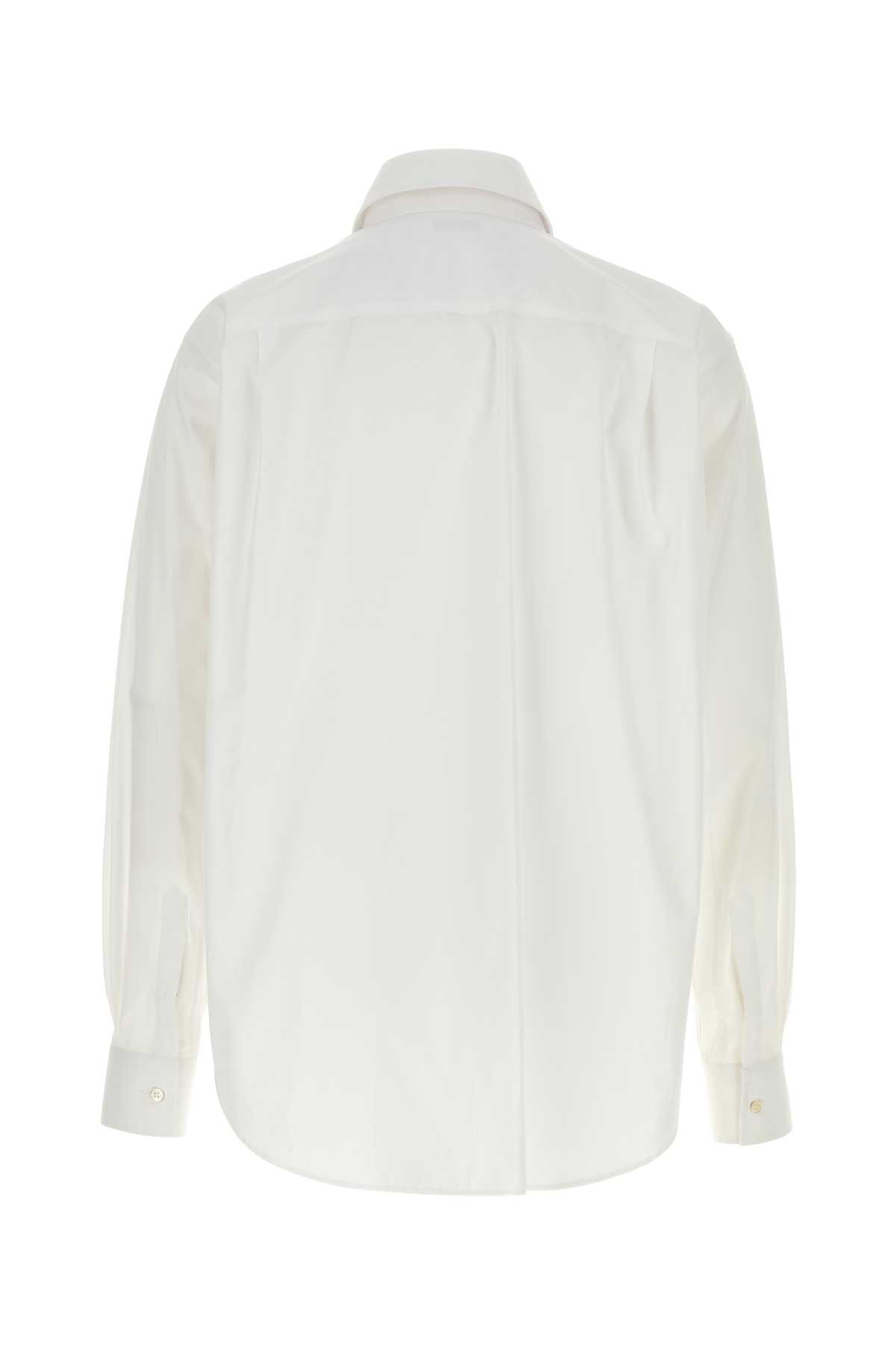 Alexander Mcqueen Poplin Shirt With Button Cuffs And Collar