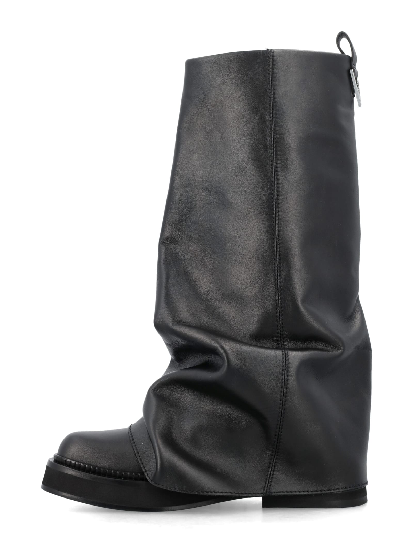 Shop Attico Combat Robin Boots In Black