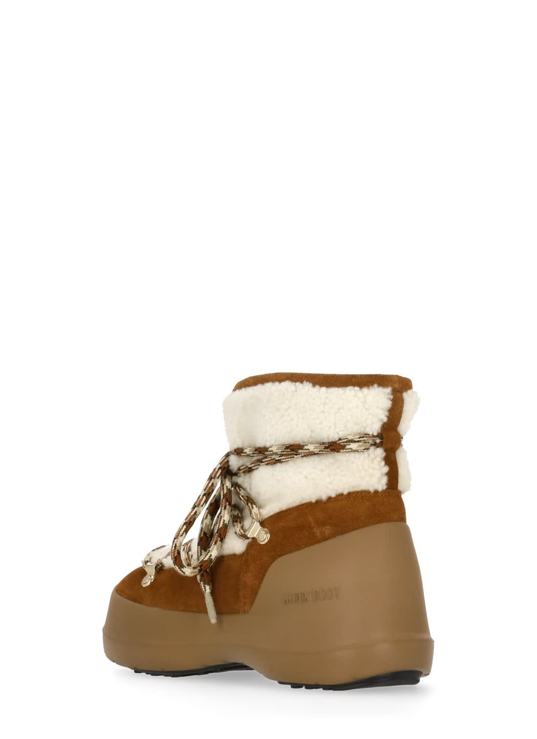 Moon Boot Luna Boot Shearling Boots In Brown