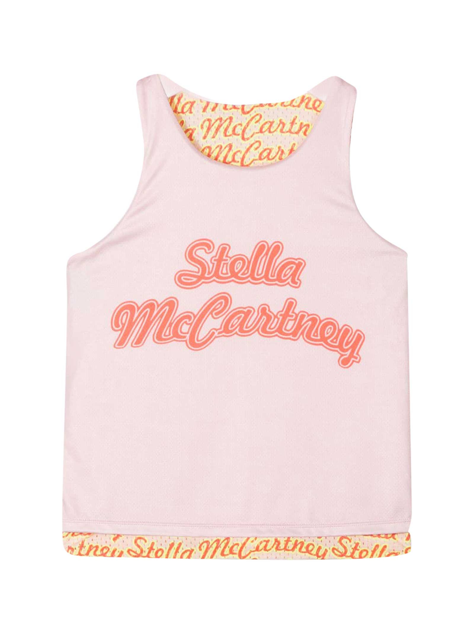 Shop Stella Mccartney Pink Tank Top In Unica