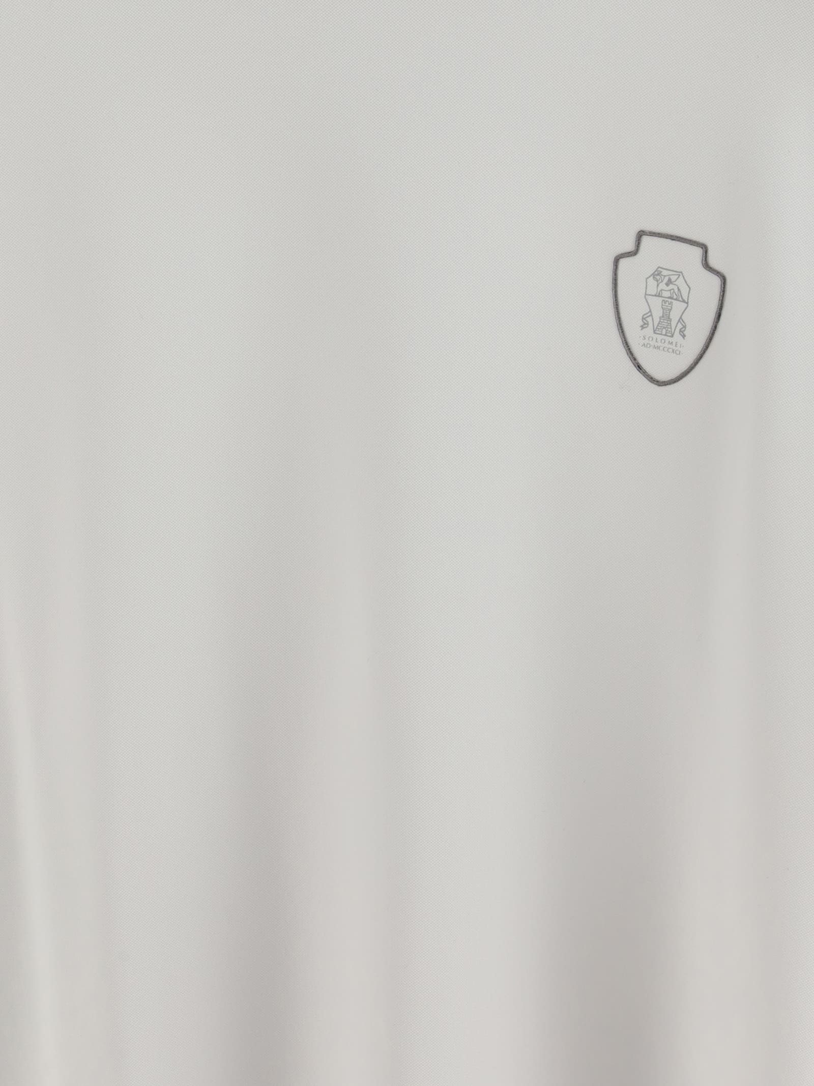 Brunello Cucinelli Crew Neck Short Sleeve T-shirt Regular Fit In White