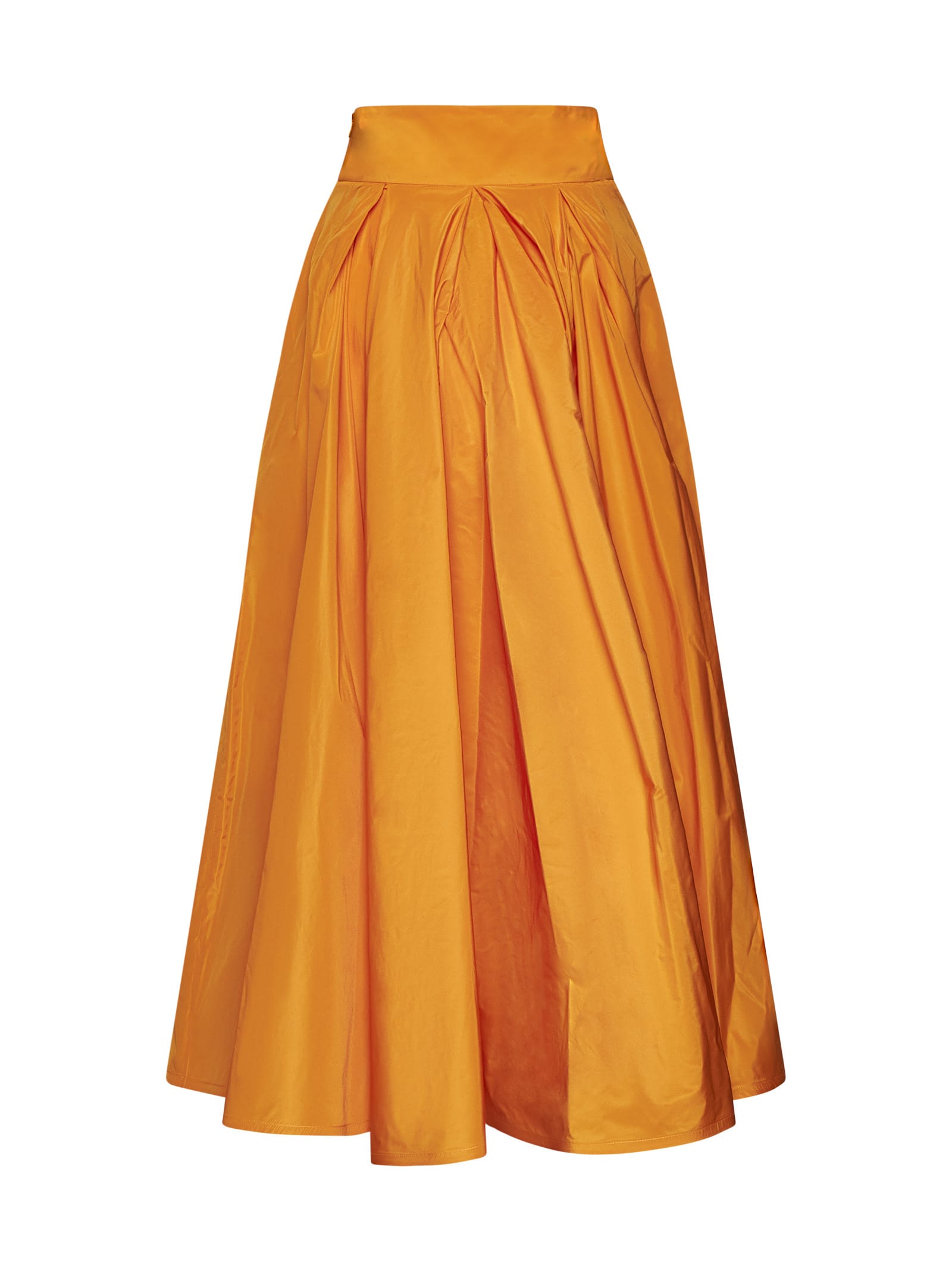 Shop Sara Roka Skirt In Orange