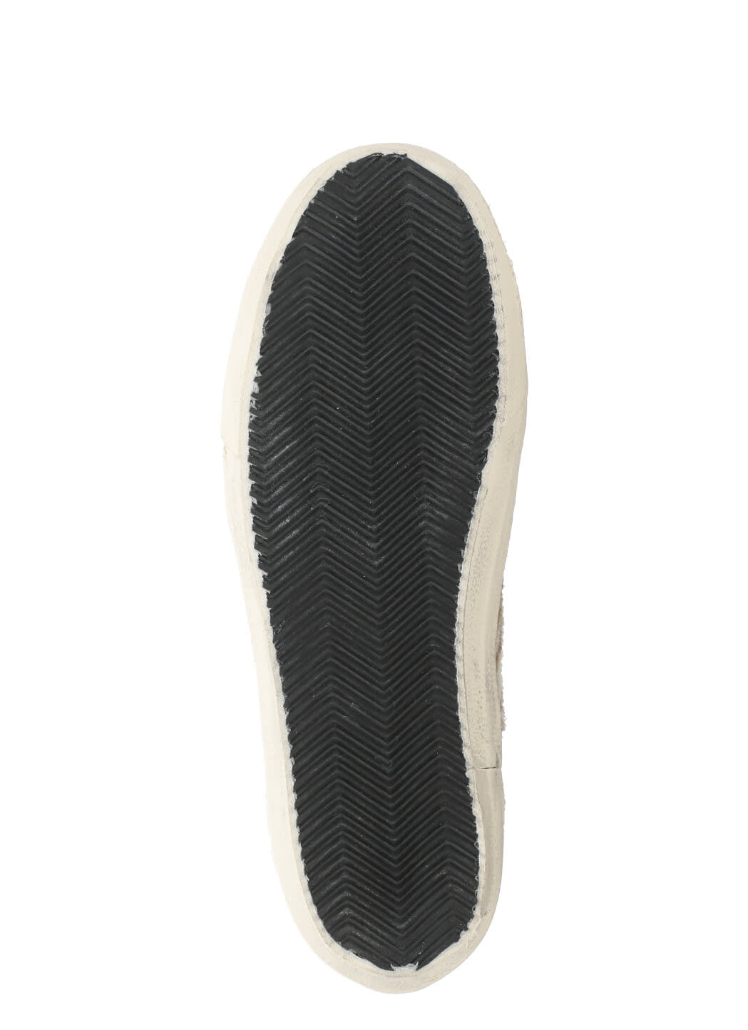 Golden Goose High-top Sneakers With Zebra-print Leather And Suede Accents In Gray