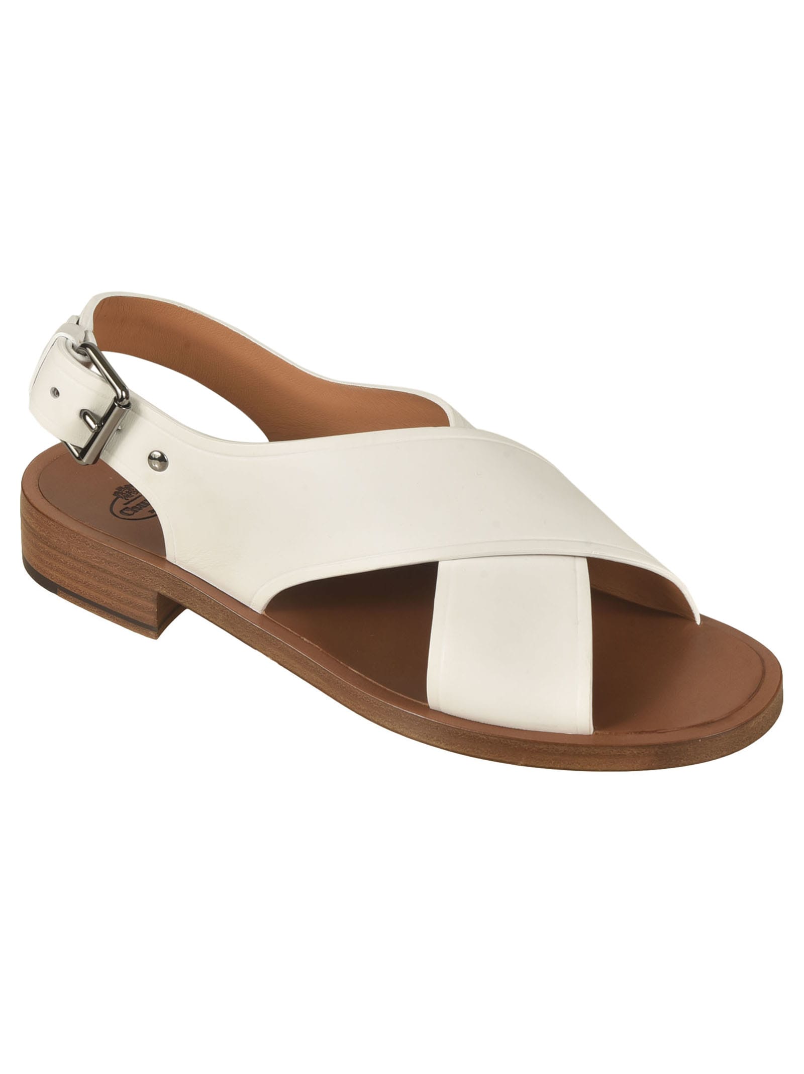 Shop Church's Back Strap Sandals In White