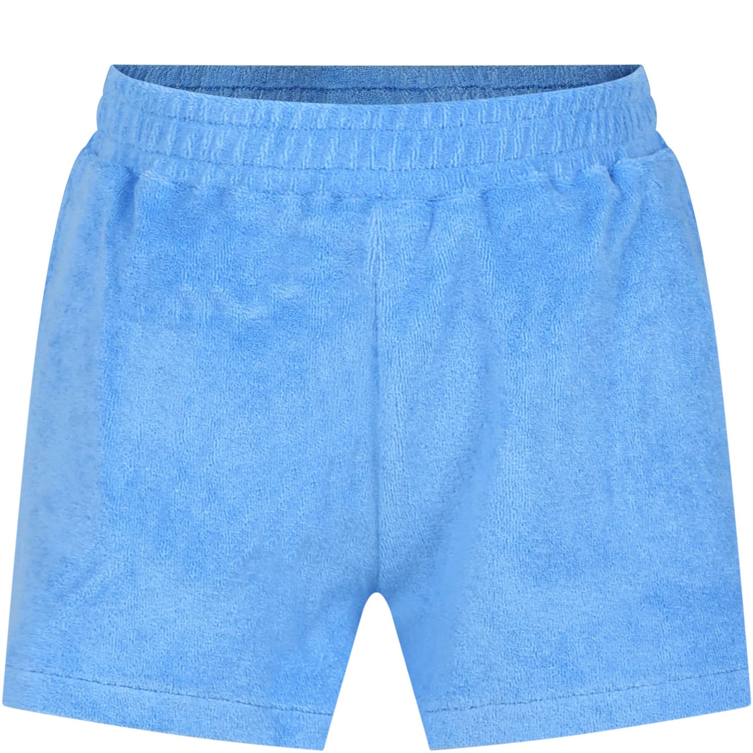 Molo Kids' Light Blue Sport Shorts Fpr Girl