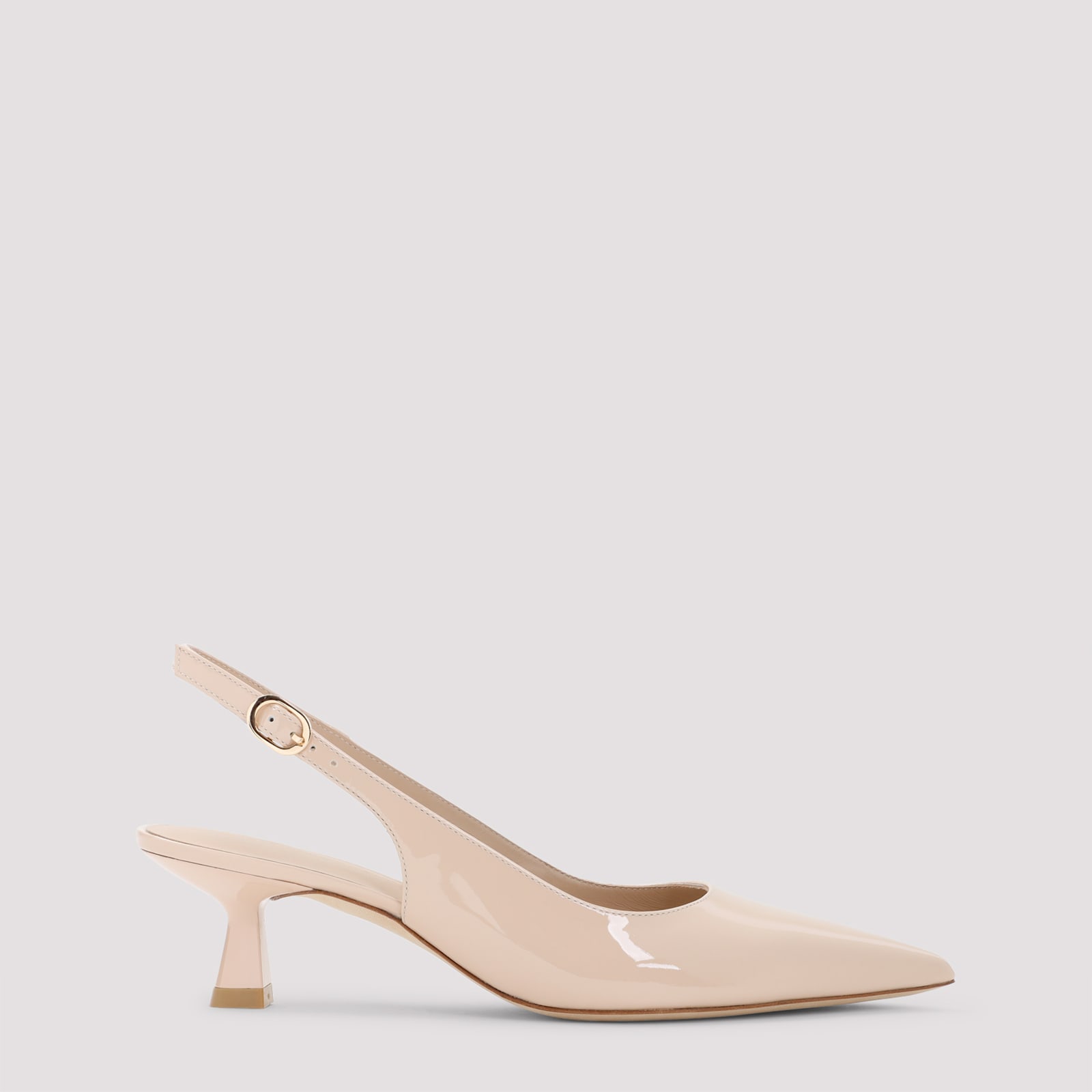 Stuart Weitzman Patent Leather Slingback Pumps With 5cm Heel In Multi