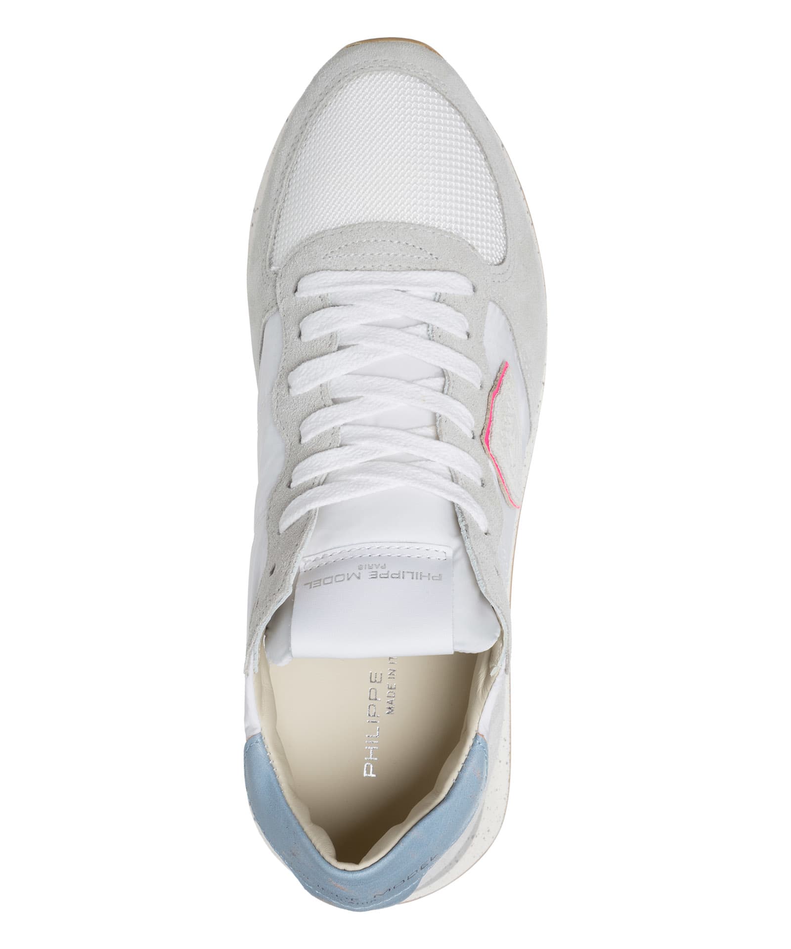 PHILIPPE MODEL TRPX LEATHER SNEAKERS 