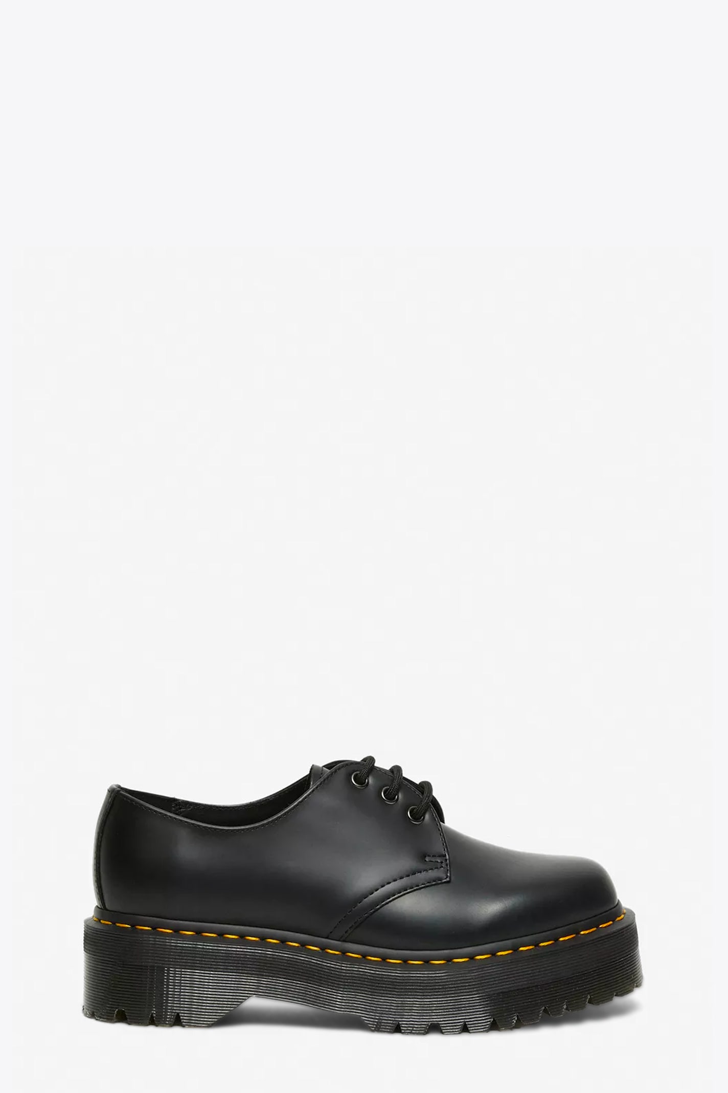 1461 Quad Black leather derby shoes with platform sole - 1461 Quad