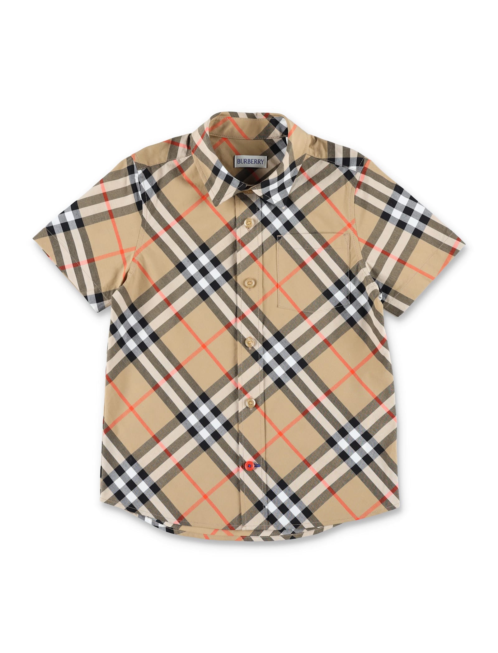 Burberry Shirt Check In Sand Ip Check
