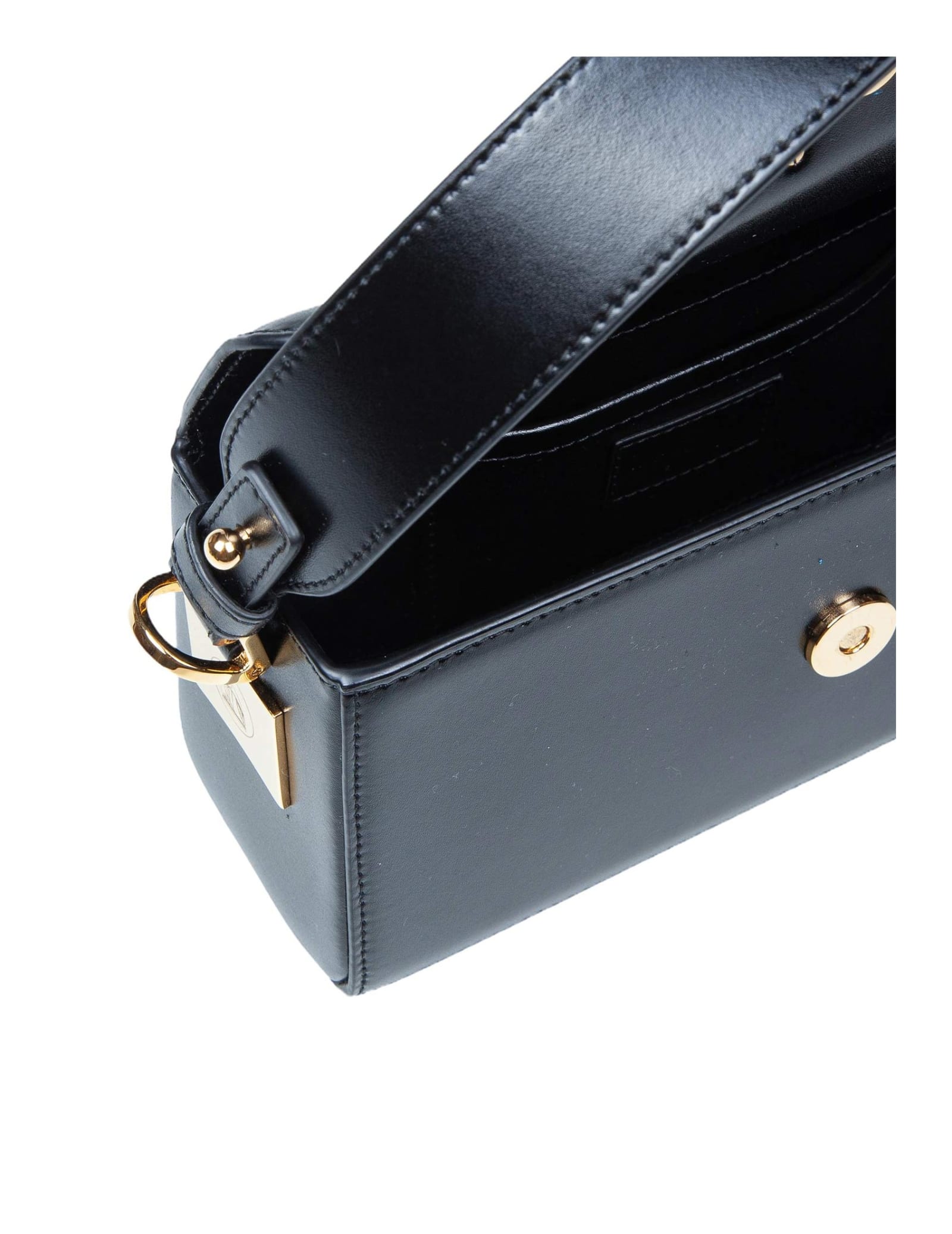 Shop Lanvin Nano Pencil Handbag In Black Leather