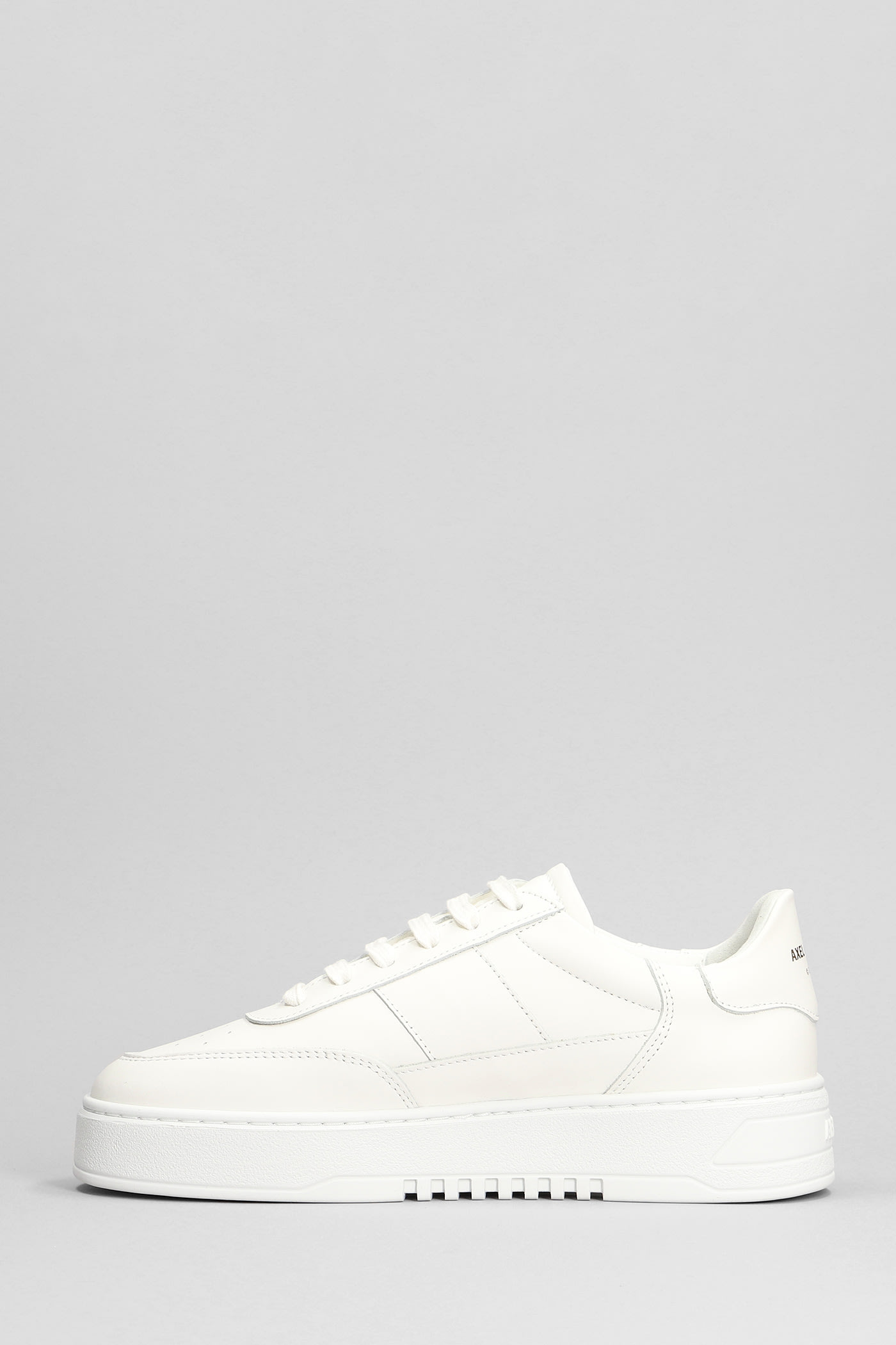 Shop Axel Arigato Orbit Sneakers In White Leather In Bianco