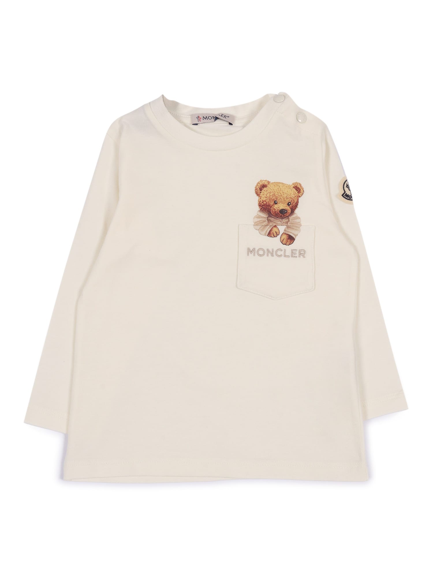 Moncler Ls T-shirt In White