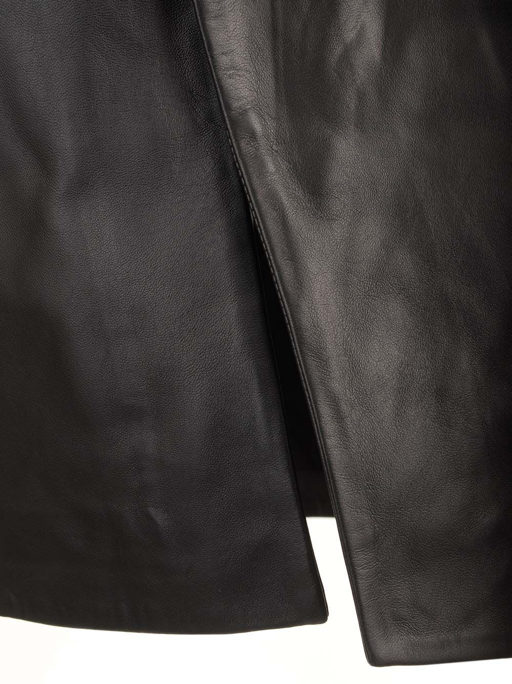 LOULOU STUDIO LEATHER MIDI SKIRT