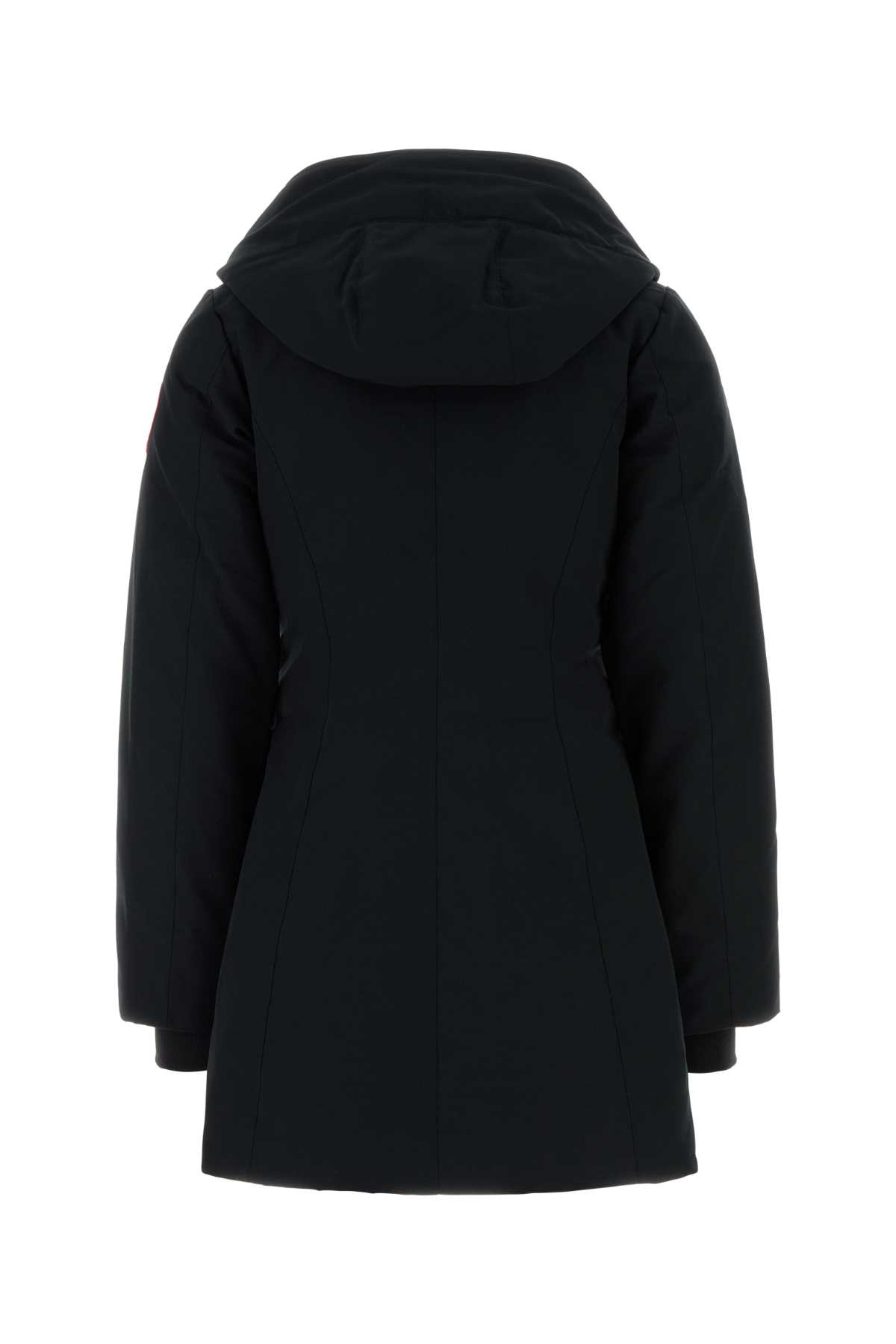 Canada Goose Black Polyester Blend Leslie Down Jacket In Black