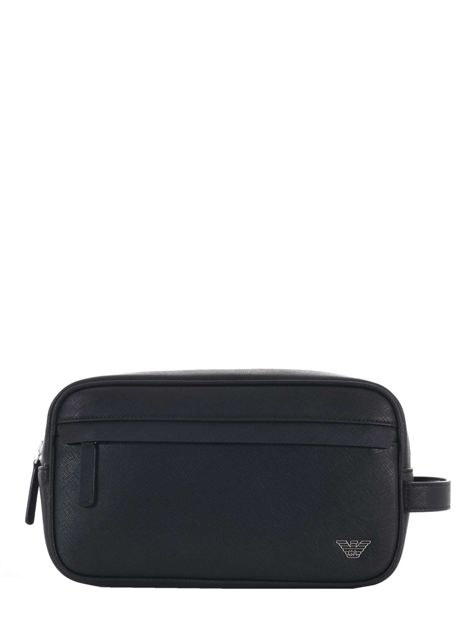 Shop Emporio Armani Beauty Case In Black