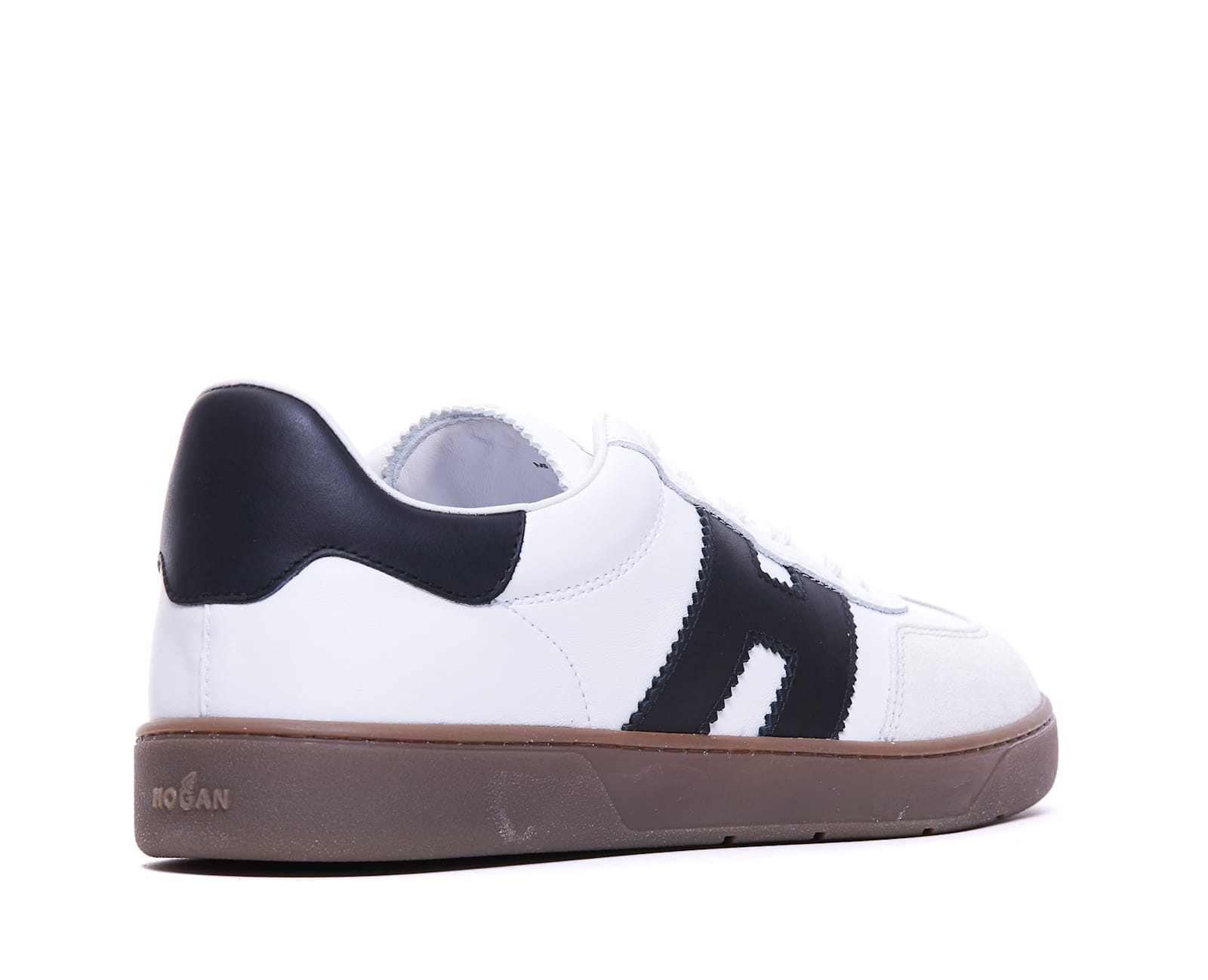 Hogan Sculpted Sneakers With Contrasting Accents In White