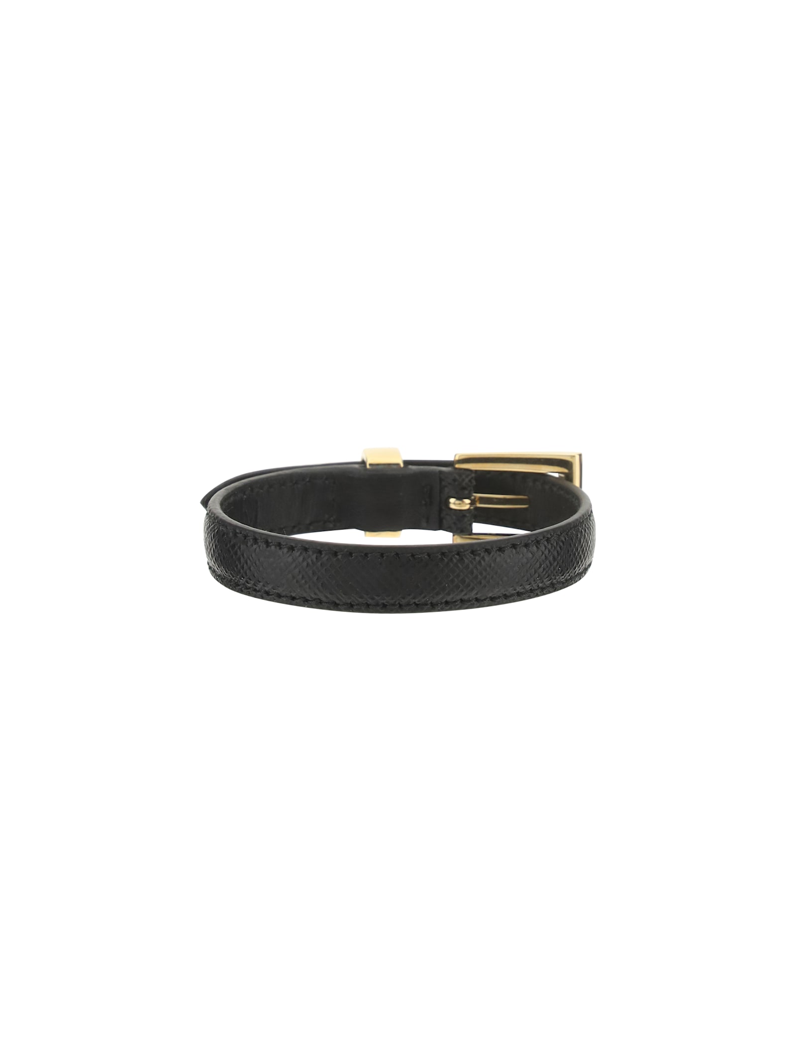 Shop Prada Bracelet In Nero