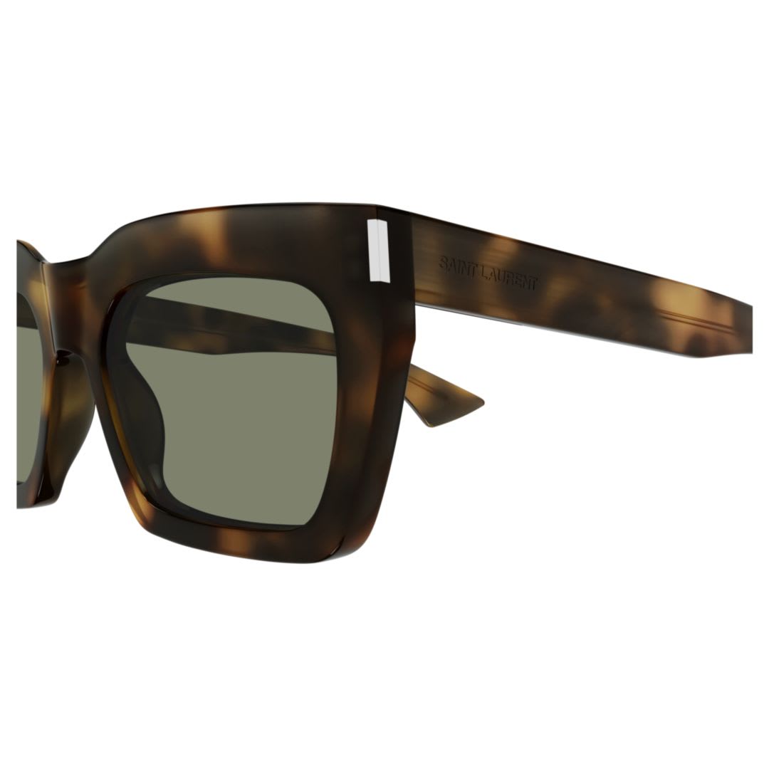 Saint Laurent Sl 810003 Havana Havana Green In Brown