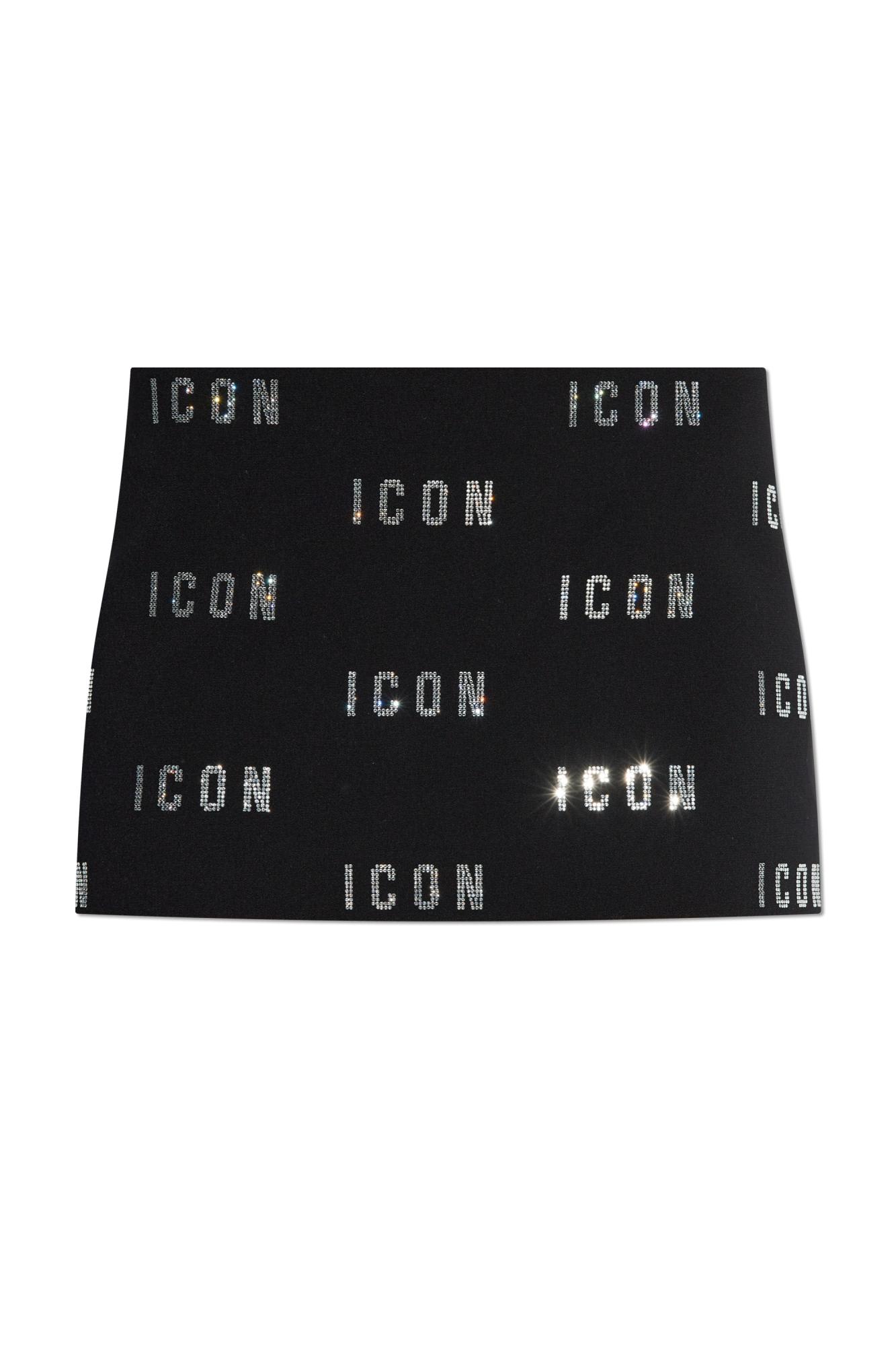 Shop Dsquared2 Short Skirt In Nero