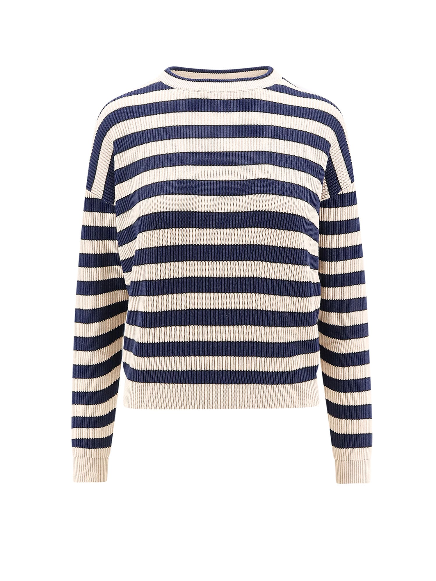 Shop Brunello Cucinelli Sweater In Blue
