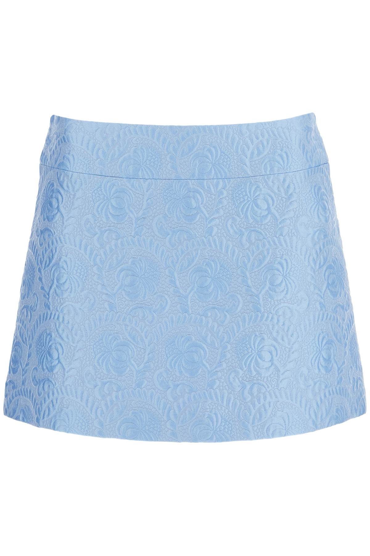 Shop Dolce & Gabbana Jacquard Matel In Glicine Viola Chiari (light Blue)