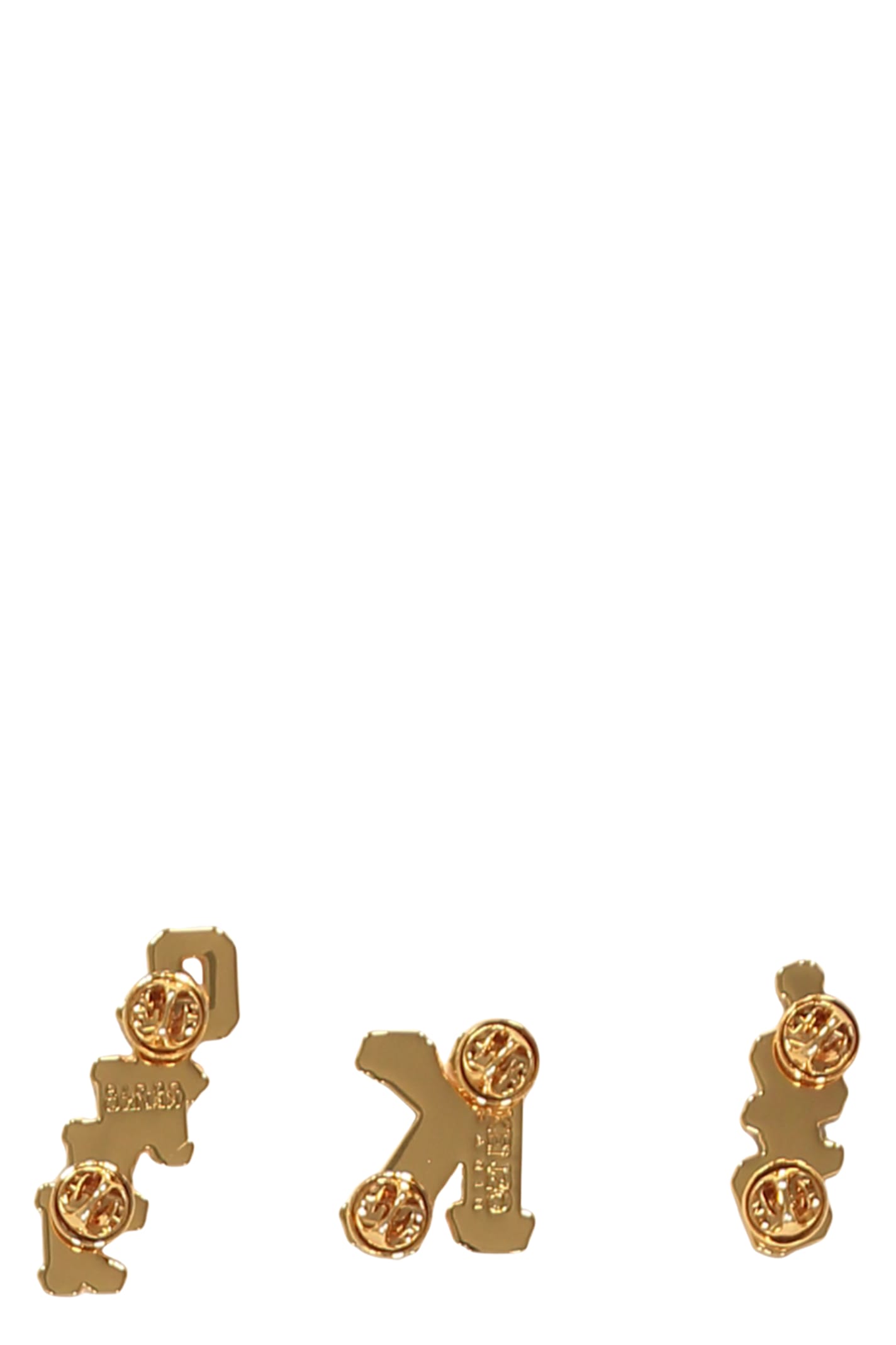 Kenzo Set Of 3 Pins In Gold