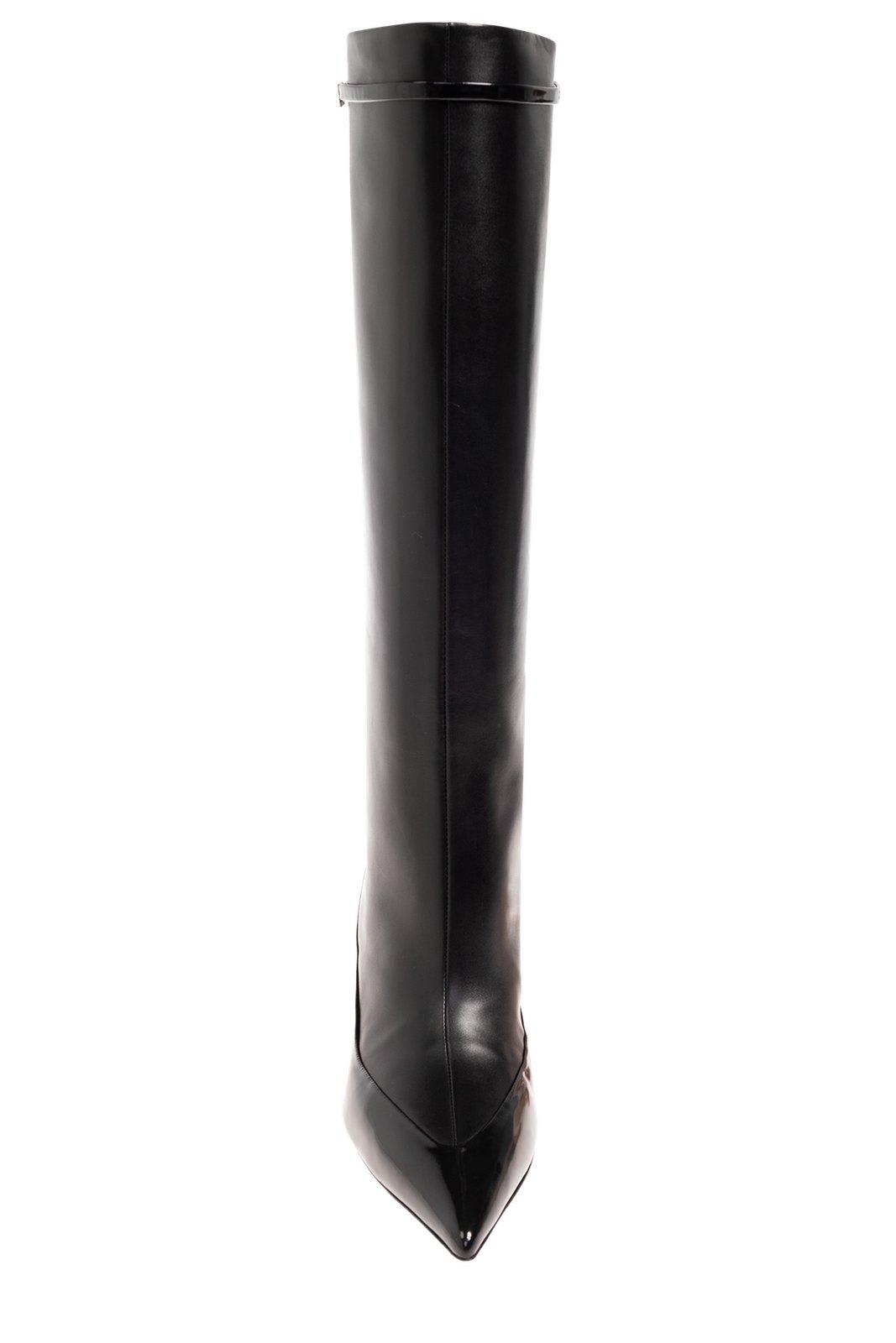 Shop Givenchy Raven Pointed-toe Boots In Nero