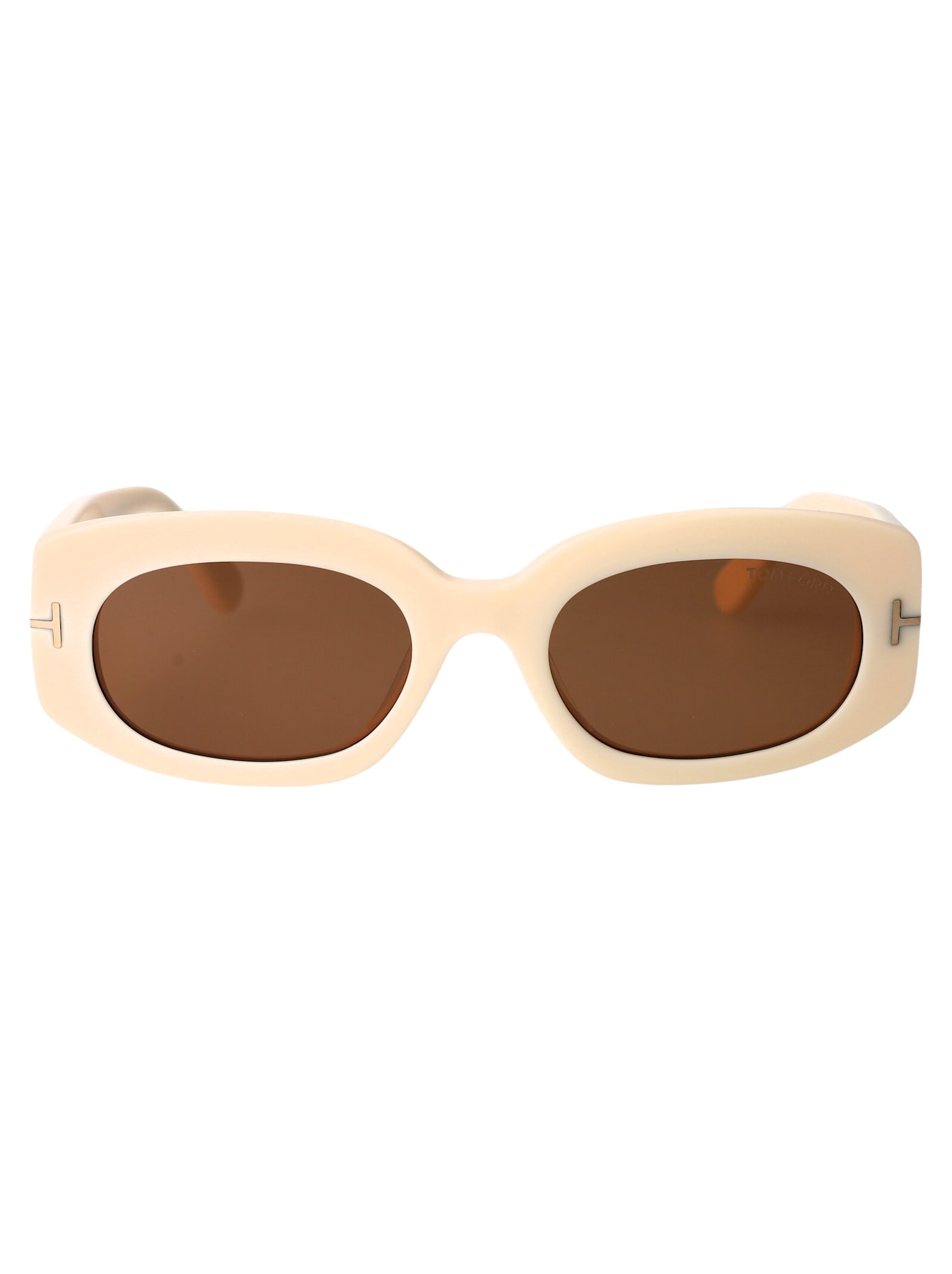 Shop Tom Ford Ft1187/s Sunglasses In Cream White