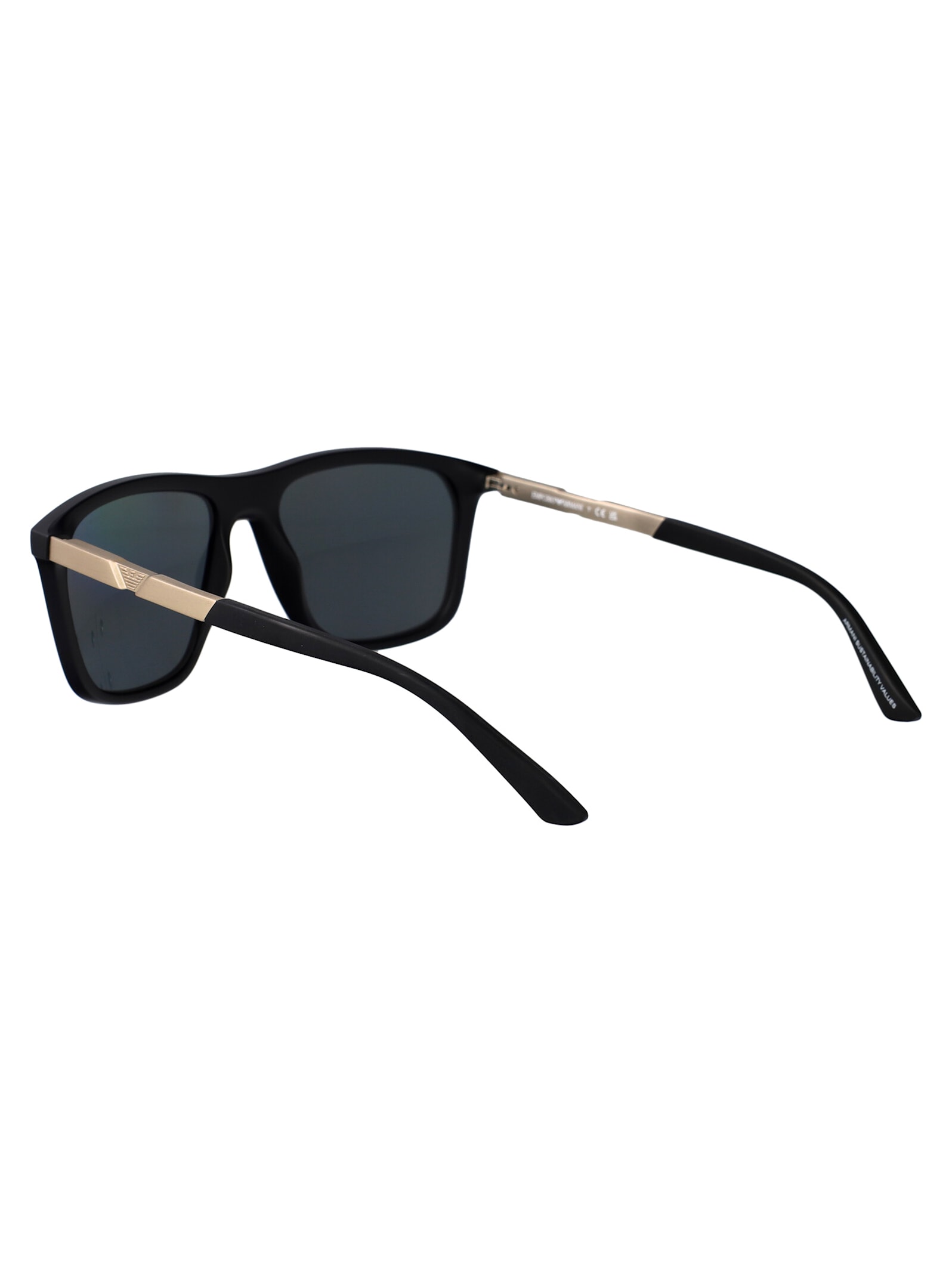 Emporio Armani Square-frame Sunglasses In Black