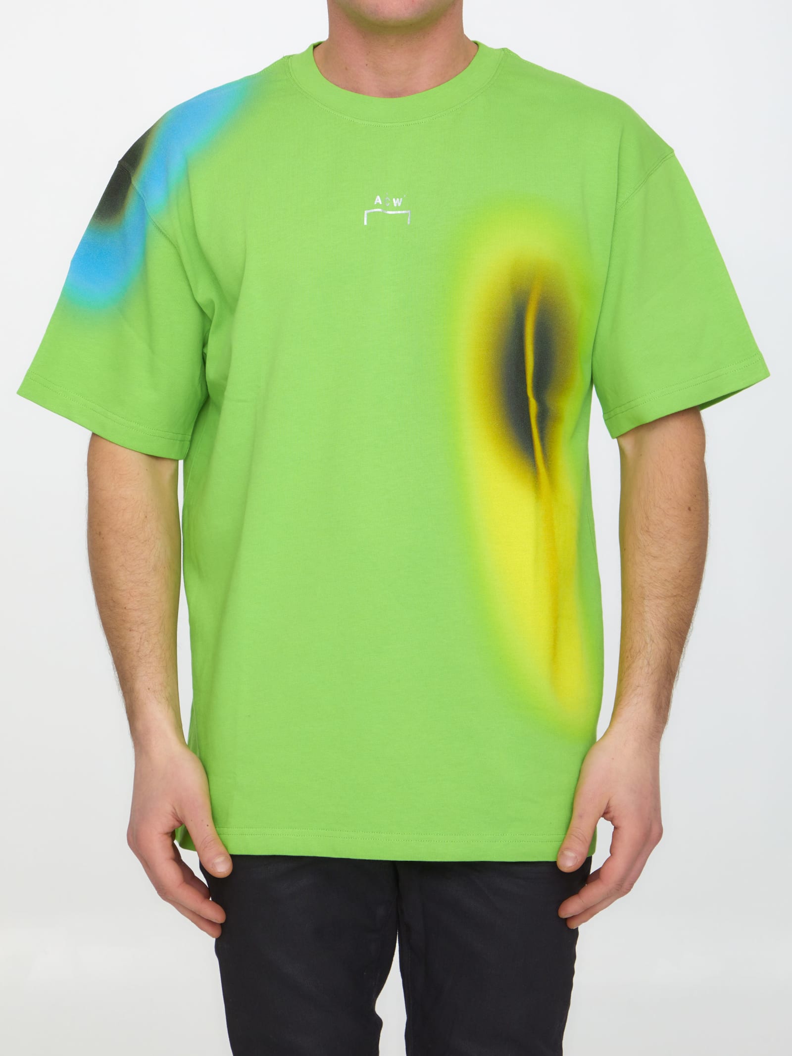 Hypergraphic T-shirt In Green