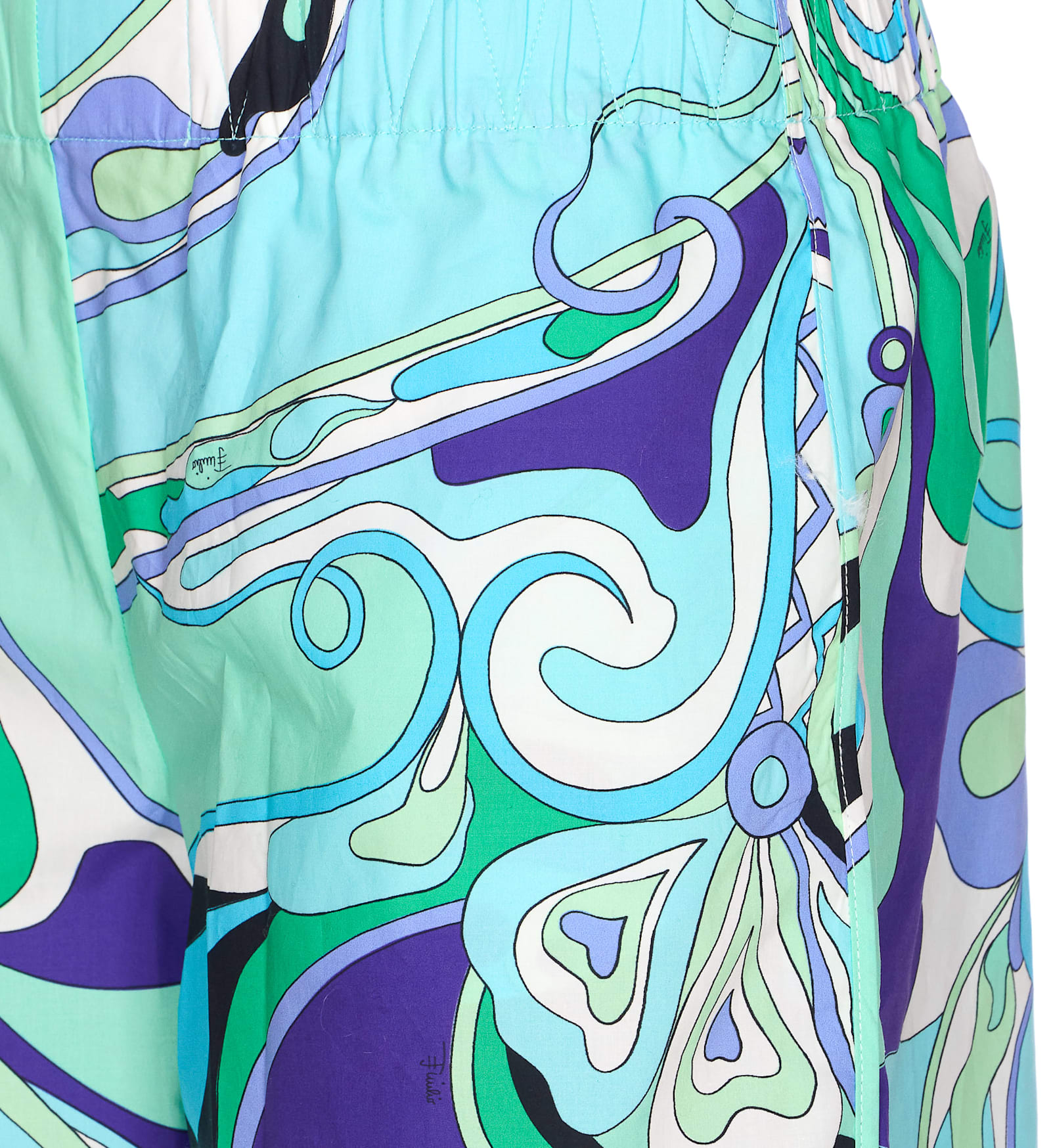 Shop Pucci Orchidee Print Shorts