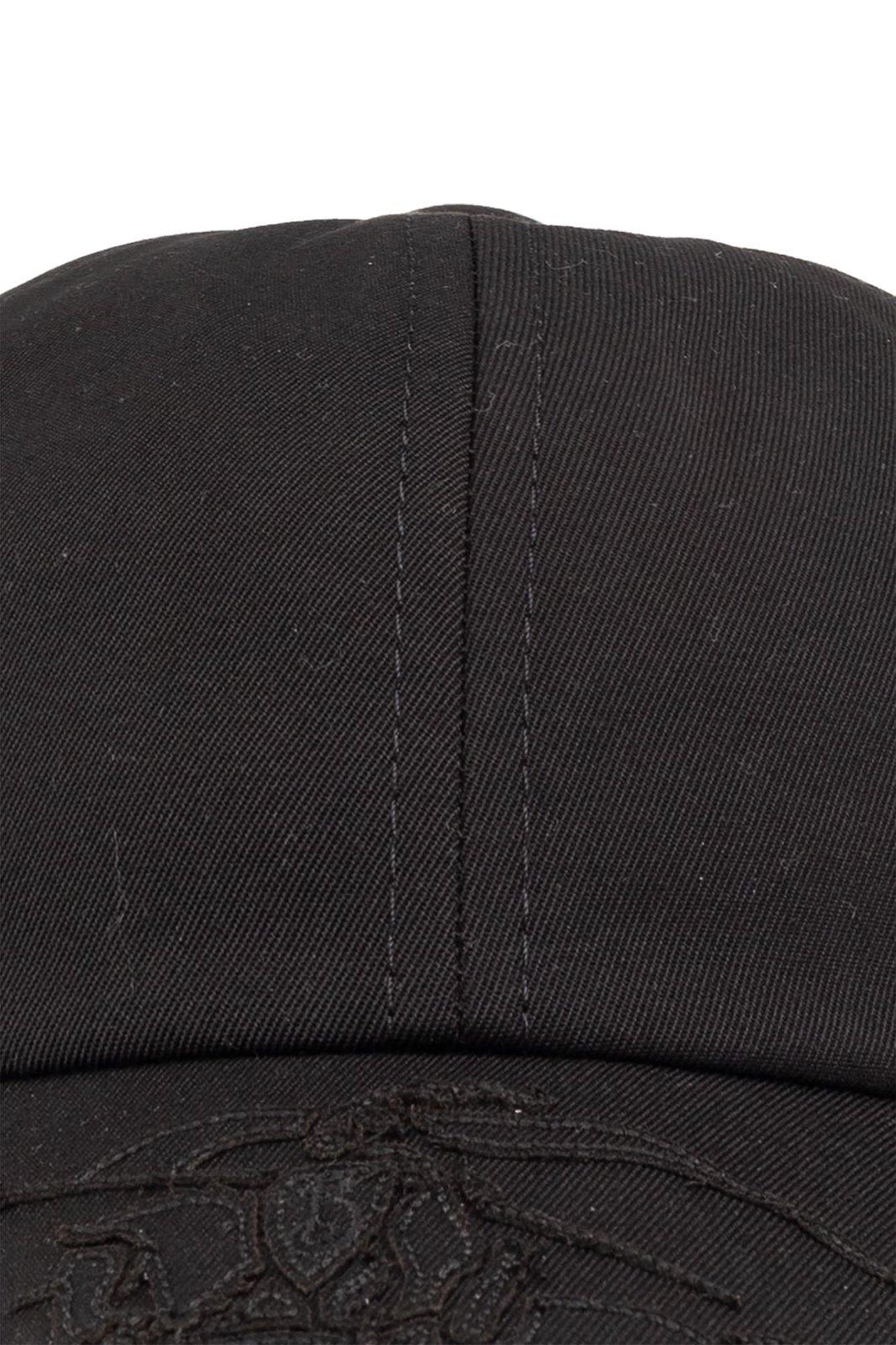 Shop Burberry Equestrian Knightpatch Curved Peak Baseball Cap In Black