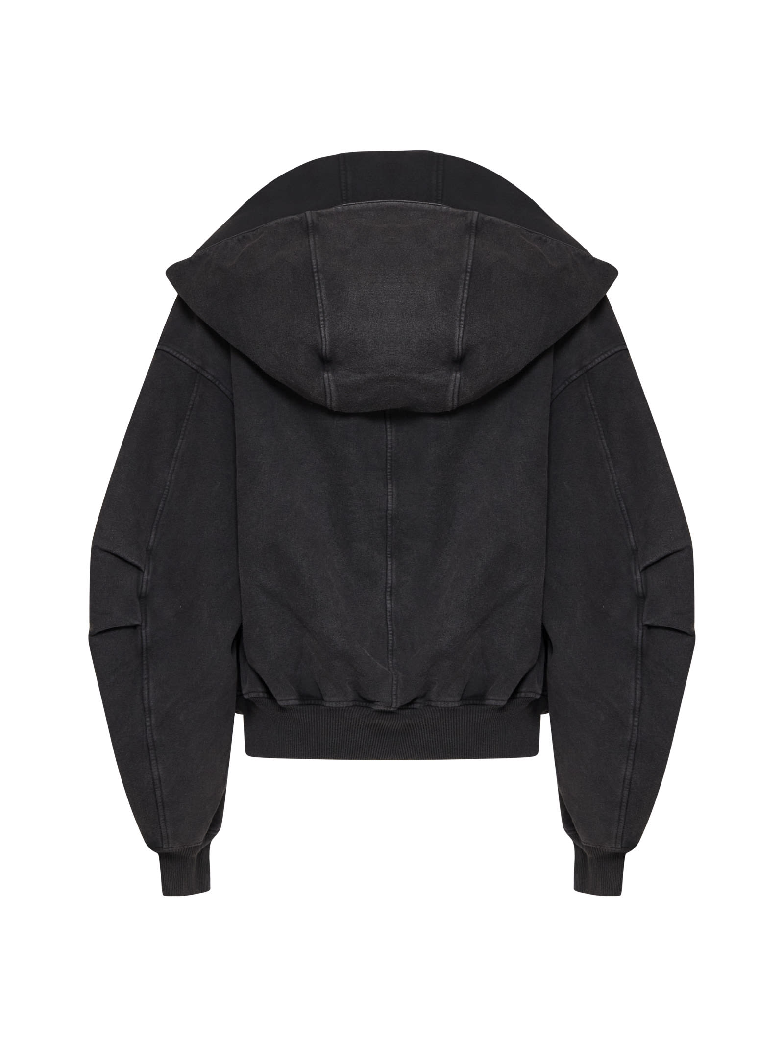 Shop Attico Sweater In Faded Black