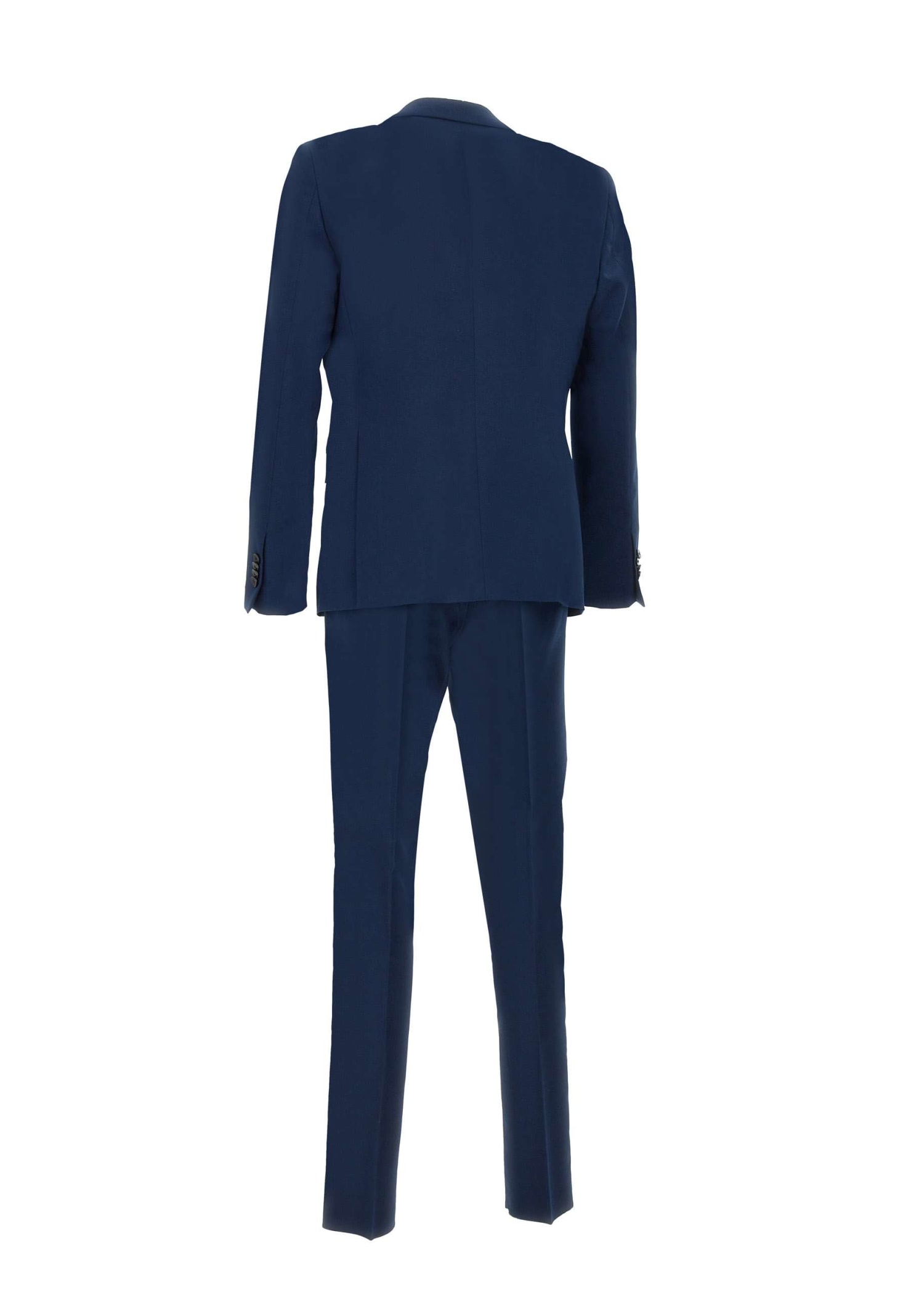 Shop Manuel Ritz Viscose Two-piec Suit In Blue