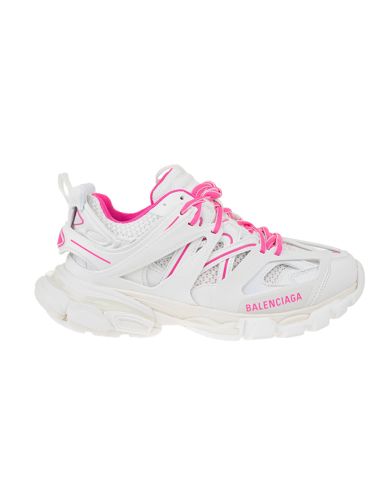 Balenciaga Track Lace-up Sneakers In Weiss