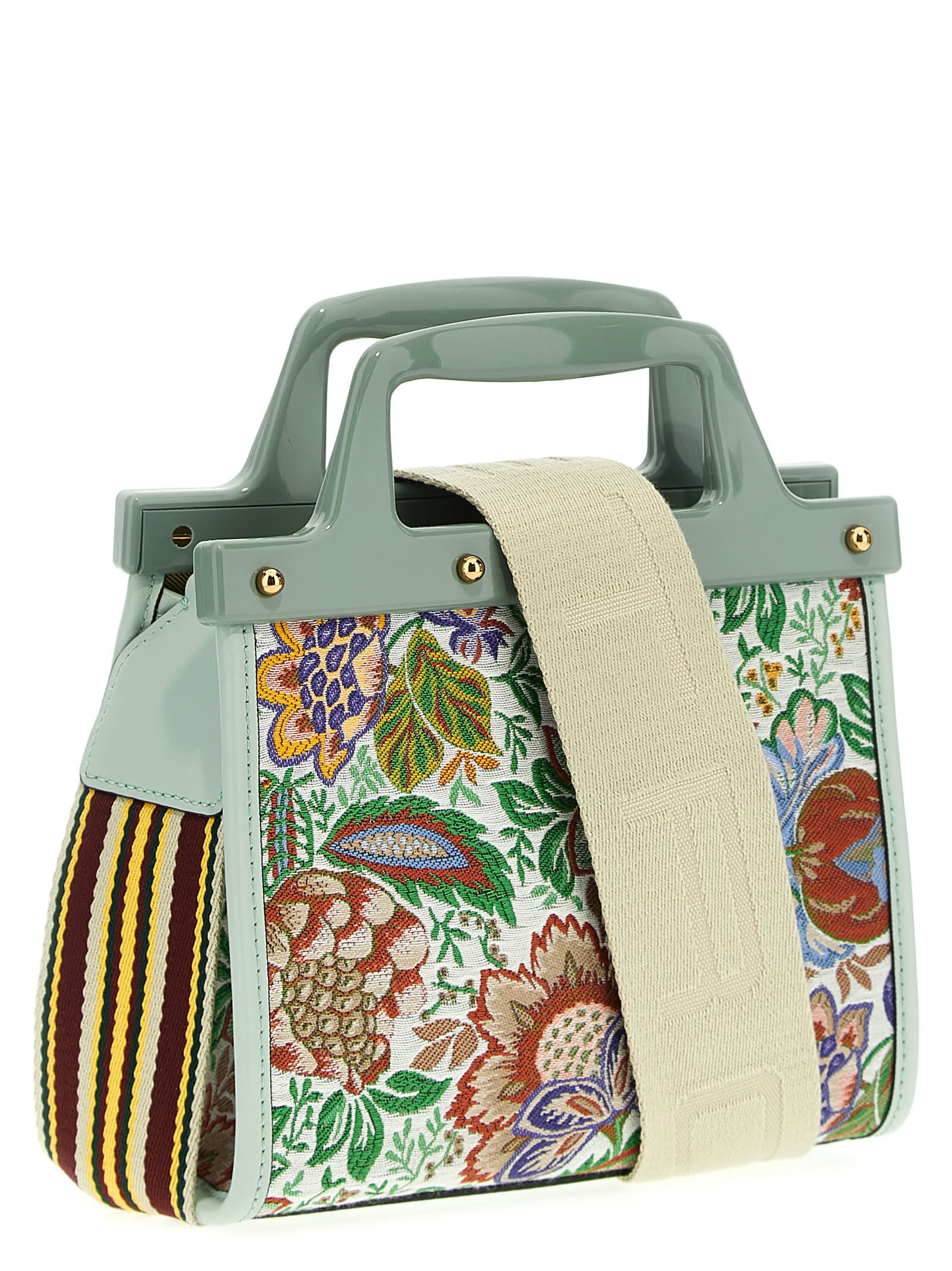 Shop Etro Love Trotter Small Shopping Bag In Multicolor