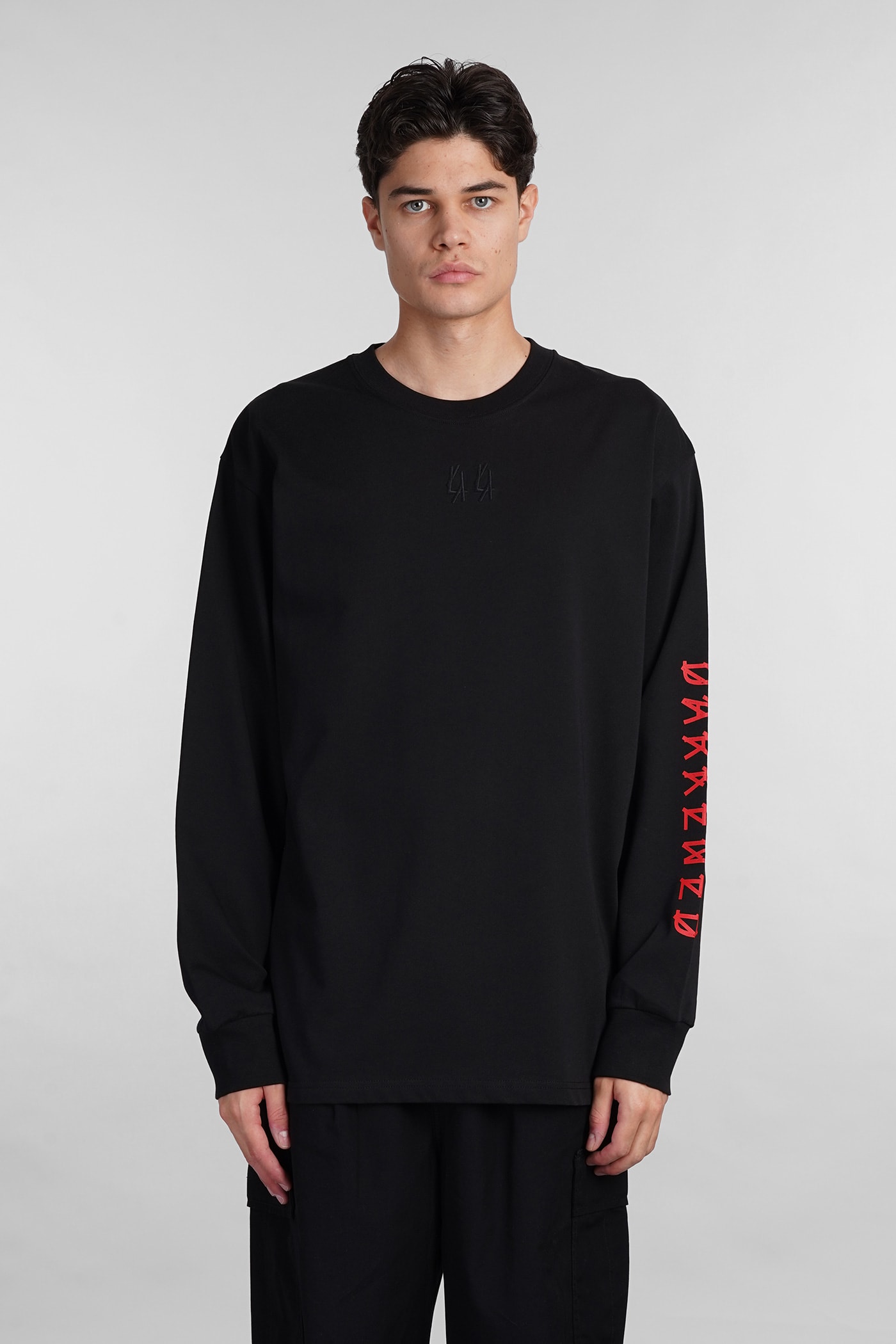 Shop 44 Label Group T-shirt In Black Cotton