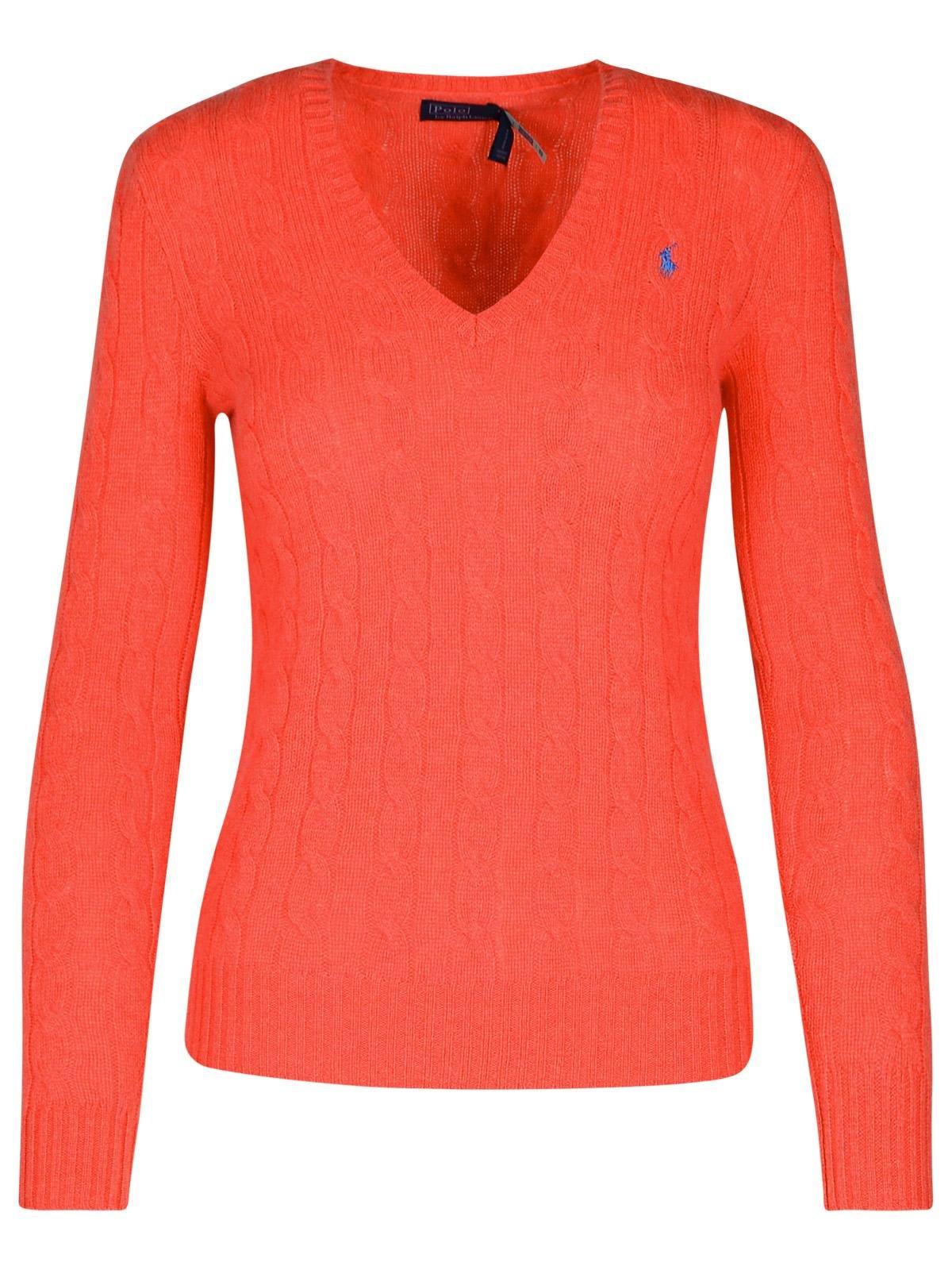 Shop Polo Ralph Lauren Cable-knit V-neck Jumper