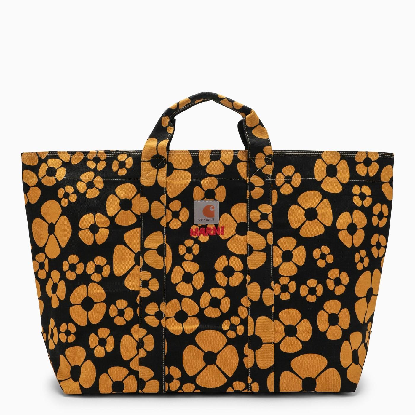 Marni X Carhartt Wip Tote Bag Black/orange | Smart Closet