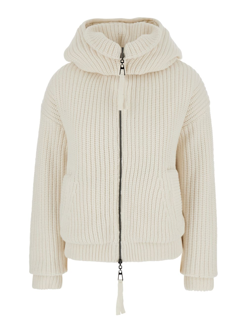 P.a.r.o.s.h Knit Puffer Reversible In White