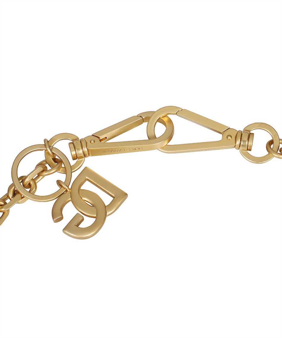 Shop Dolce & Gabbana Logo Detail Brass Cuff Bracelet In Gold
